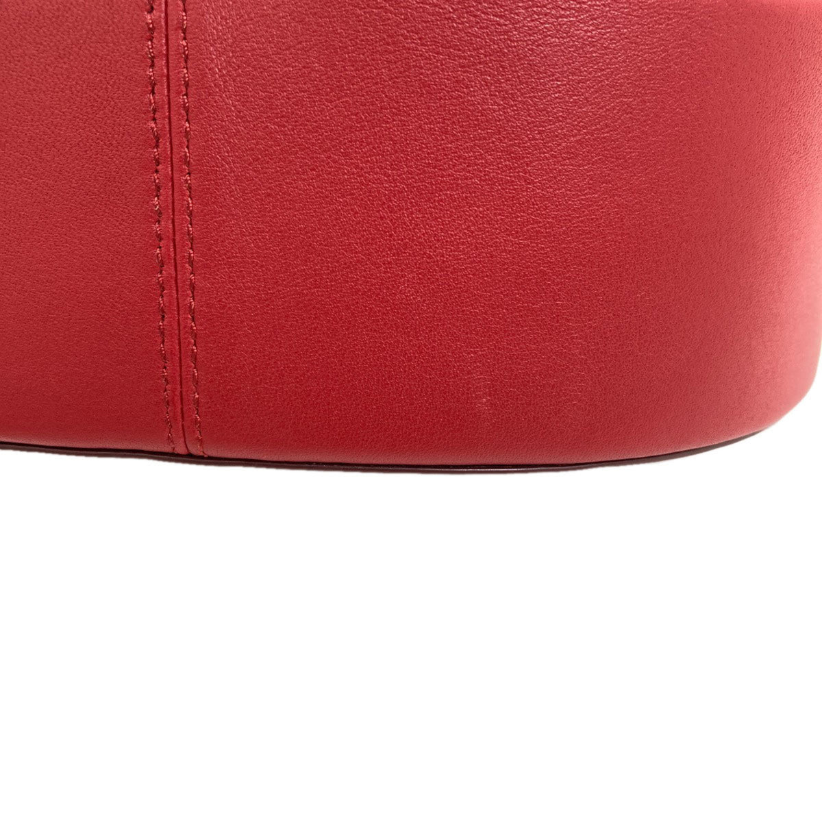Coach Red Color Pvc Leather Shoulder Bag (Pre-Owned)