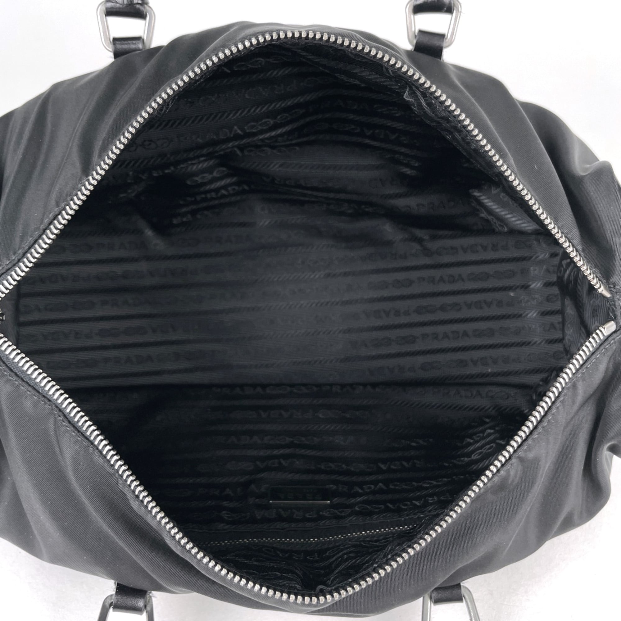 Prada Black Nylon Handbag (Pre-Owned)