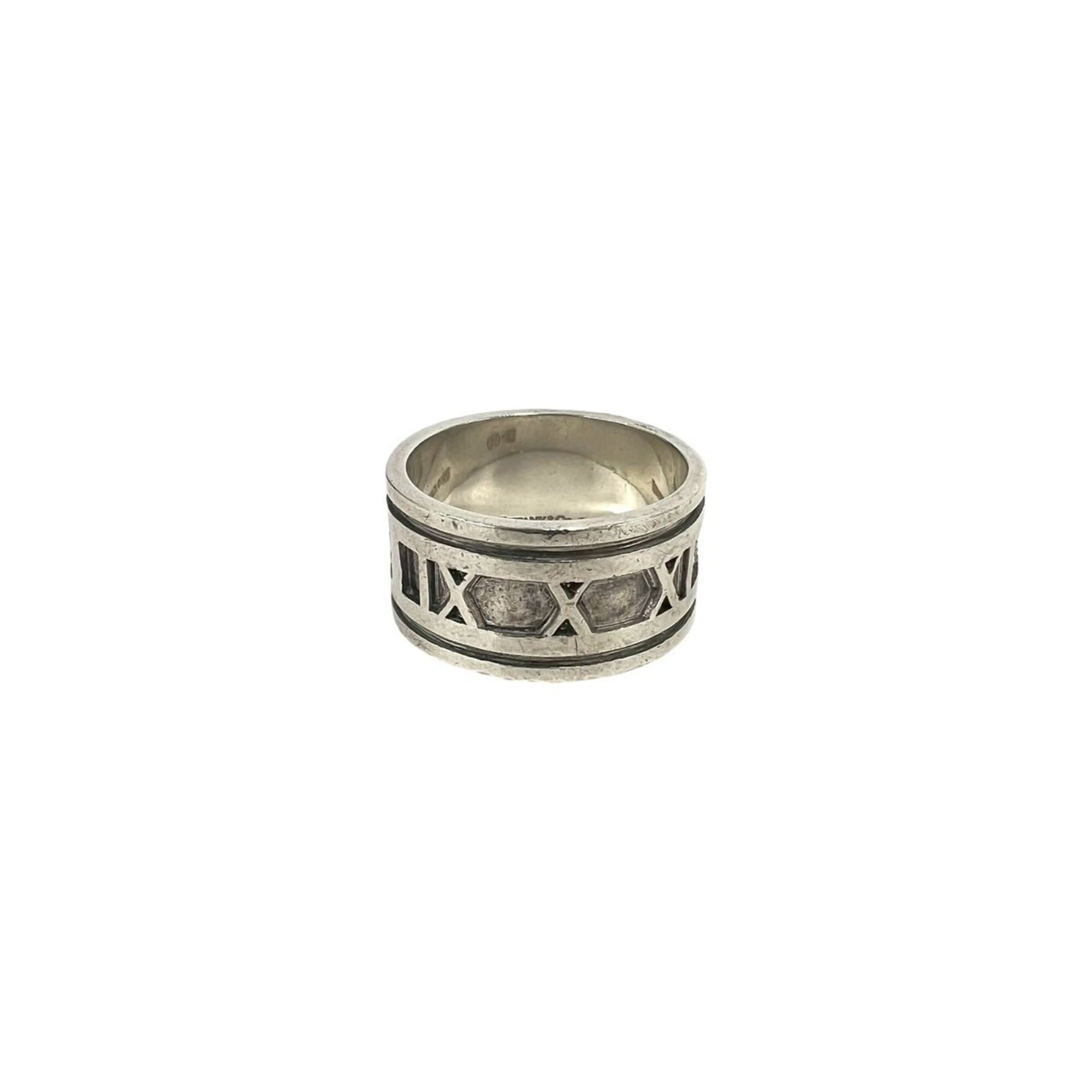 Tiffany Silver Silver 925 Band Ring (Pre-Owned)