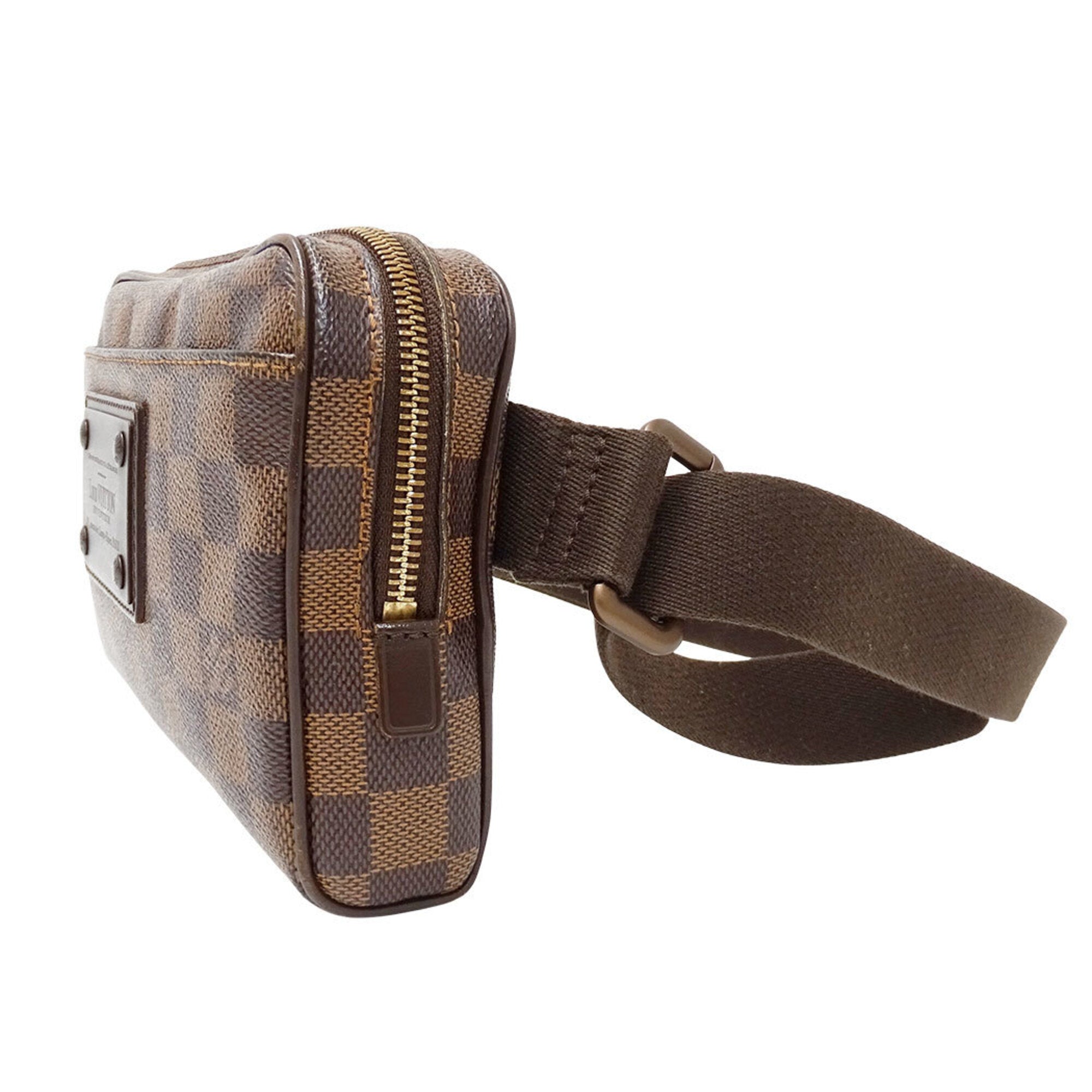 Louis Vuitton Brown Galle Damier Canvas Shoulder Bag Sling Bag (Pre-Owned)