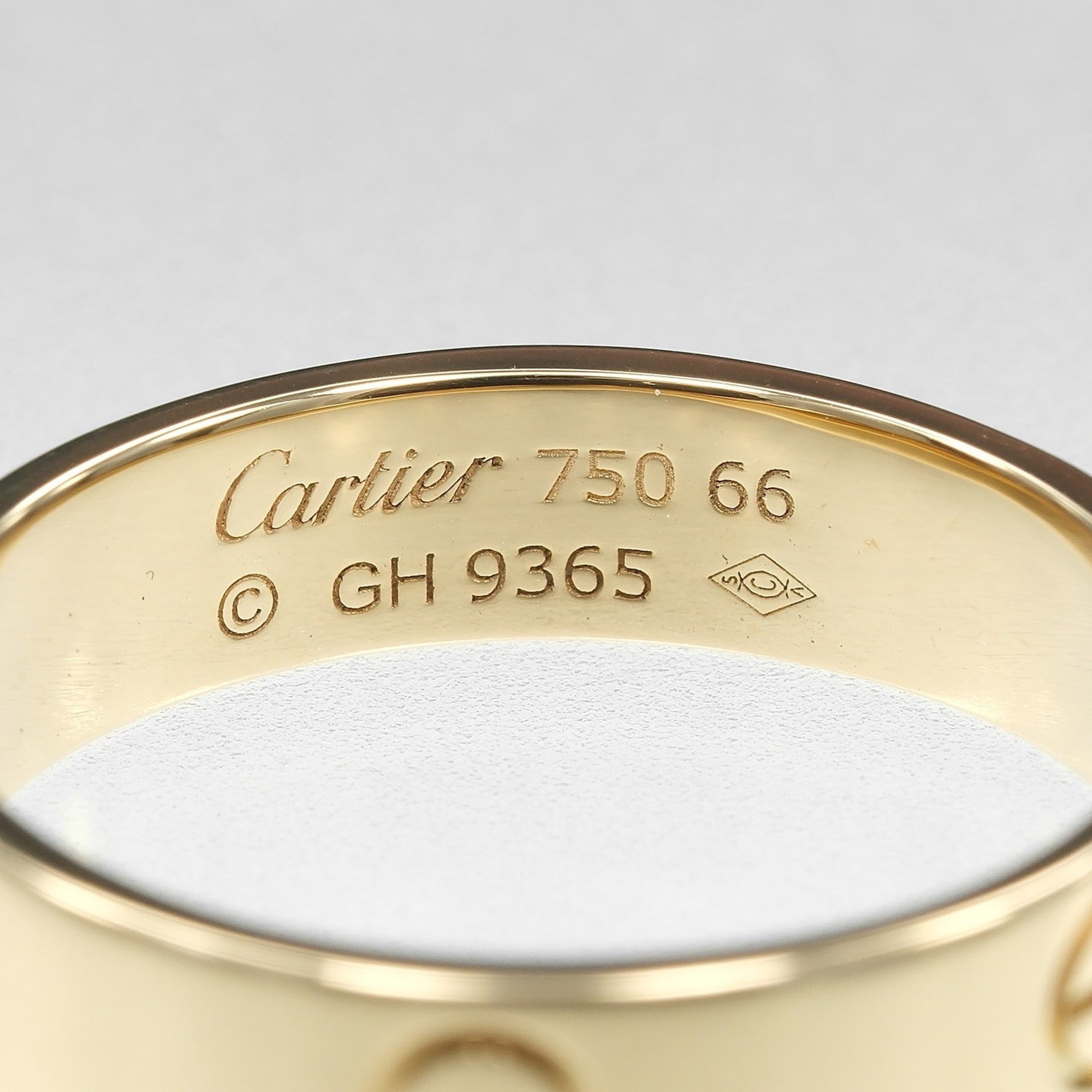 Cartier Yellow Gold (18K) Band Ring (Pre-Owned)
