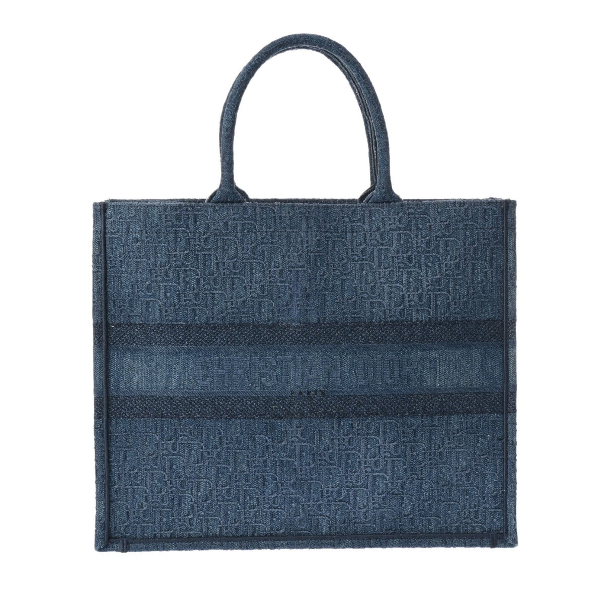 Christian Dior Blue Denim Handbag (Pre-Owned)