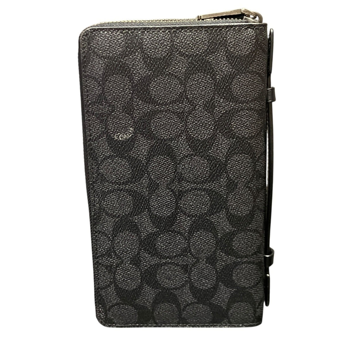 Coach Black Pvc Coin Purse/Coin Case (Pre-Owned)