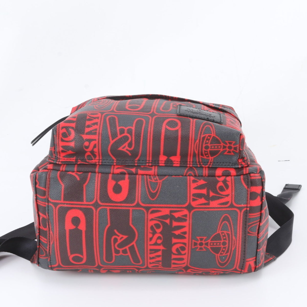 Vivienne Westwood Black Red Color Backpack (Pre-Owned)