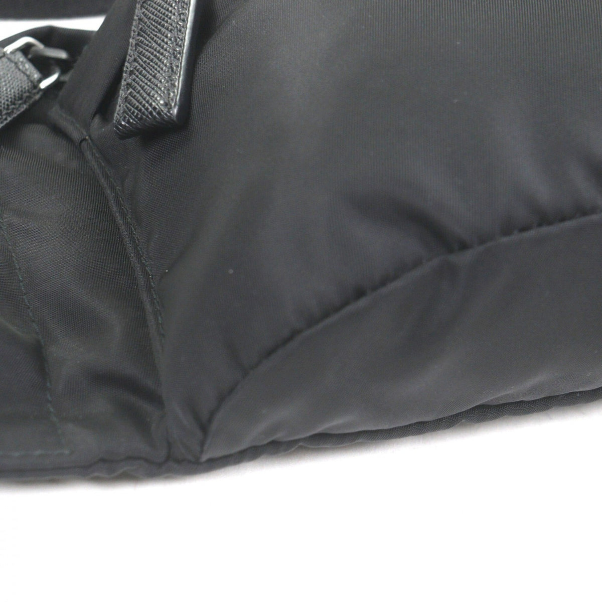 Prada Black Pouch Shoulder Bag Sling Bag (Pre-Owned)