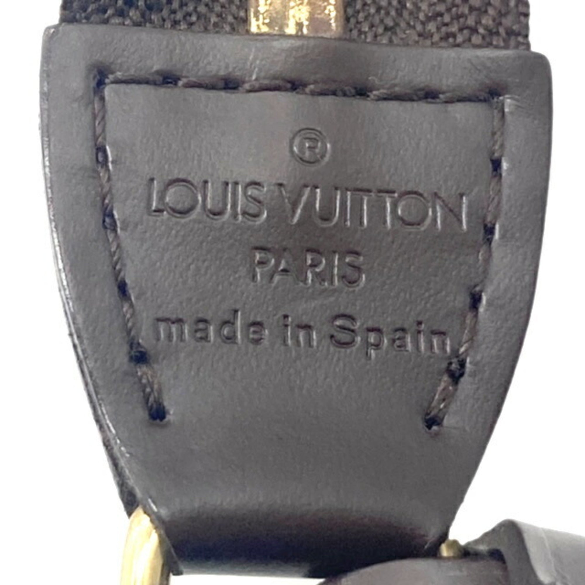 Louis Vuitton Damier Canvas Ebene Damier Canvas Handbag (Pre-Owned)