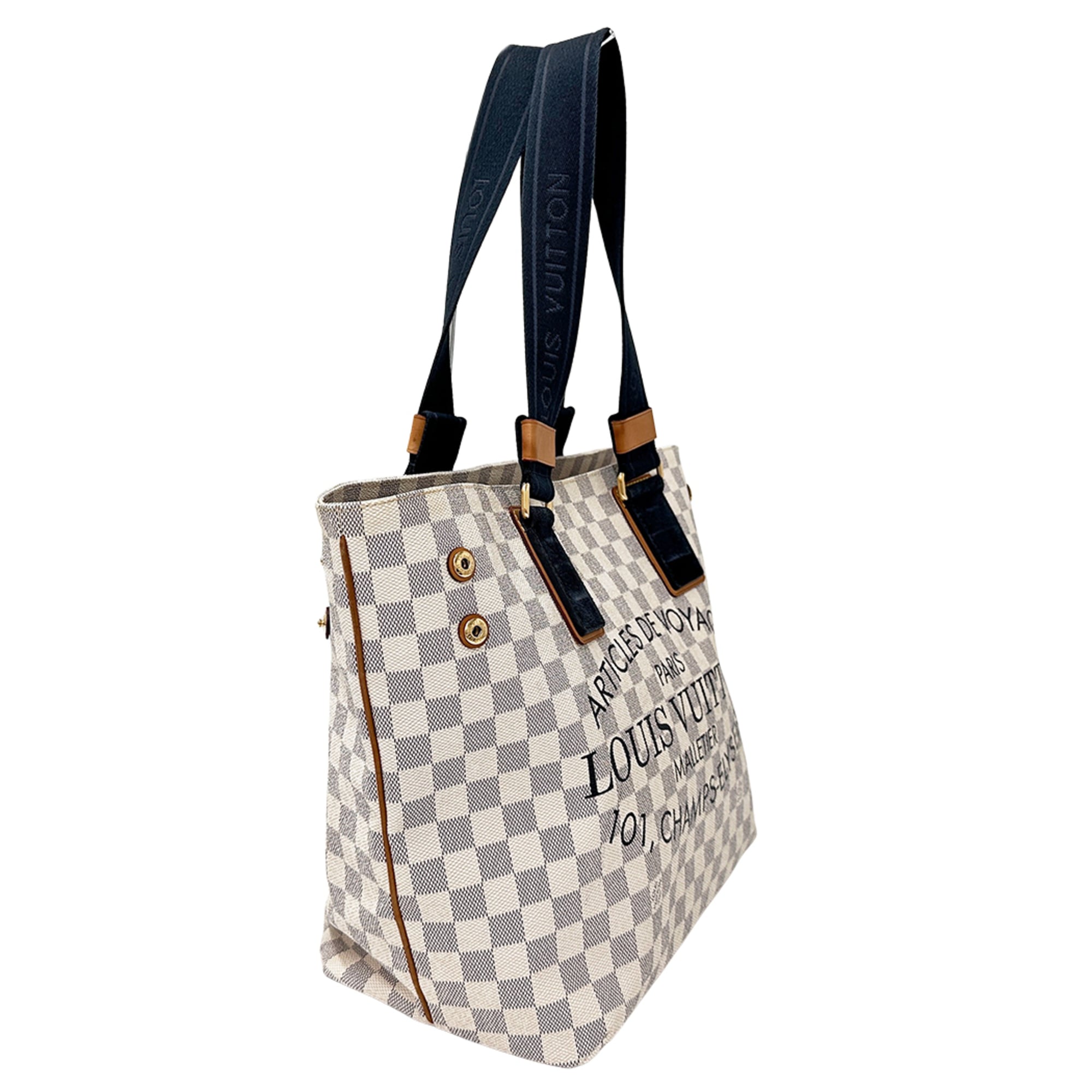 Louis Vuitton Damier Azur Damier Azur Handbag Tote Bag (Pre-Owned)