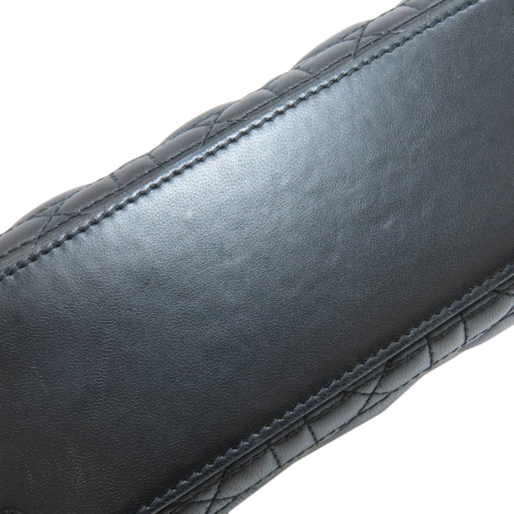 Christian Dior Black Leather Handbag (Pre-Owned)