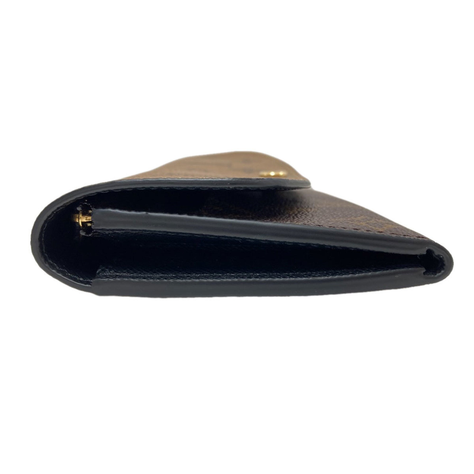 Louis Vuitton Brown Monogram Reverse Monogram Reverse Long Wallet (Bi-Fold) (Pre-Owned)