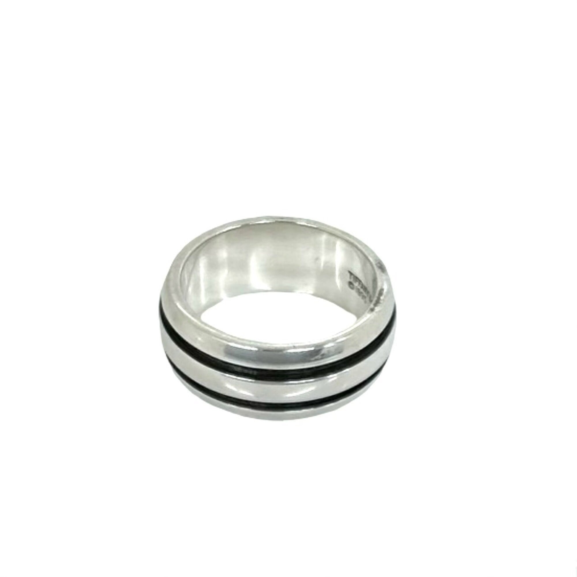Tiffany Silver Silver 925 Band Ring (Pre-Owned)