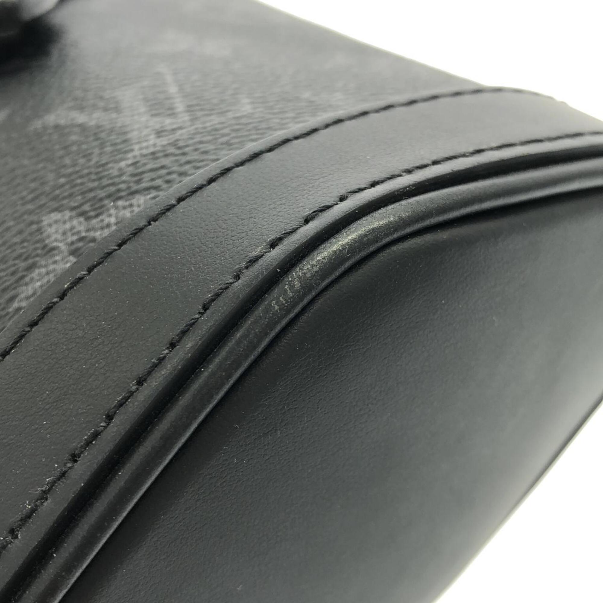 Louis Vuitton Black Coated Canvas Handbag Pouch (Pre-Owned)