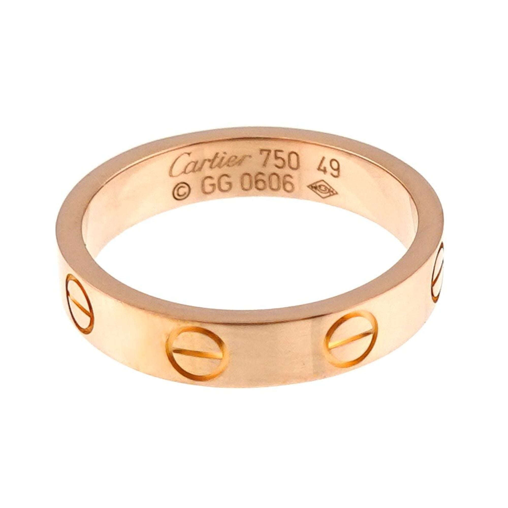 Cartier Pink Gold (18K) Band Ring (Pre-Owned)