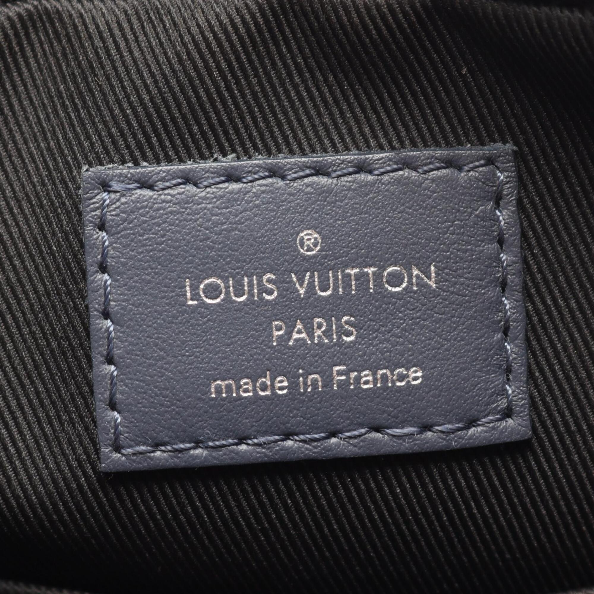 Louis Vuitton Navy Monogram Shadow Handbag Shoulder Bag (Pre-Owned)