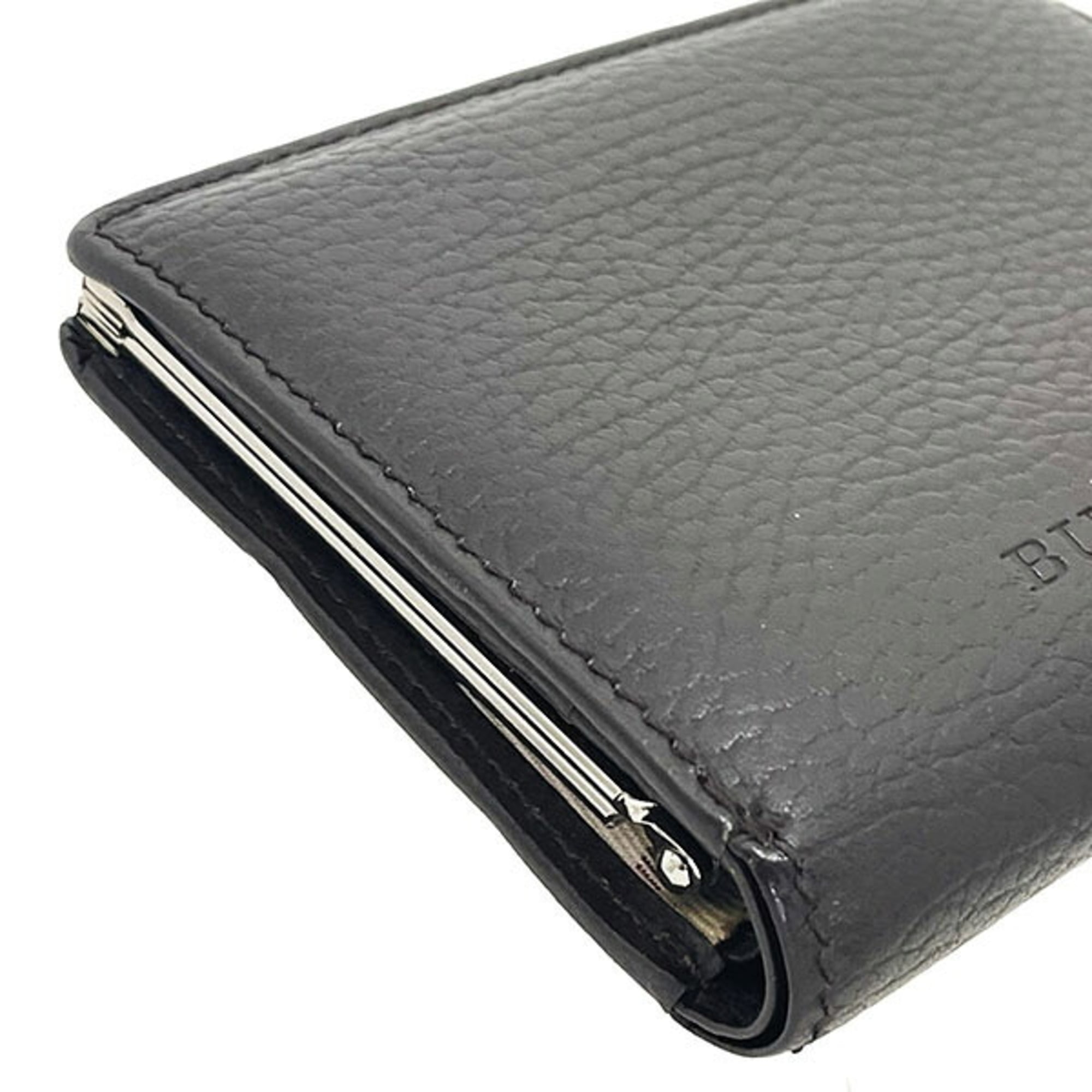 Burberry Dark Brown Leather Wallet (Bi-Fold) (Pre-Owned)