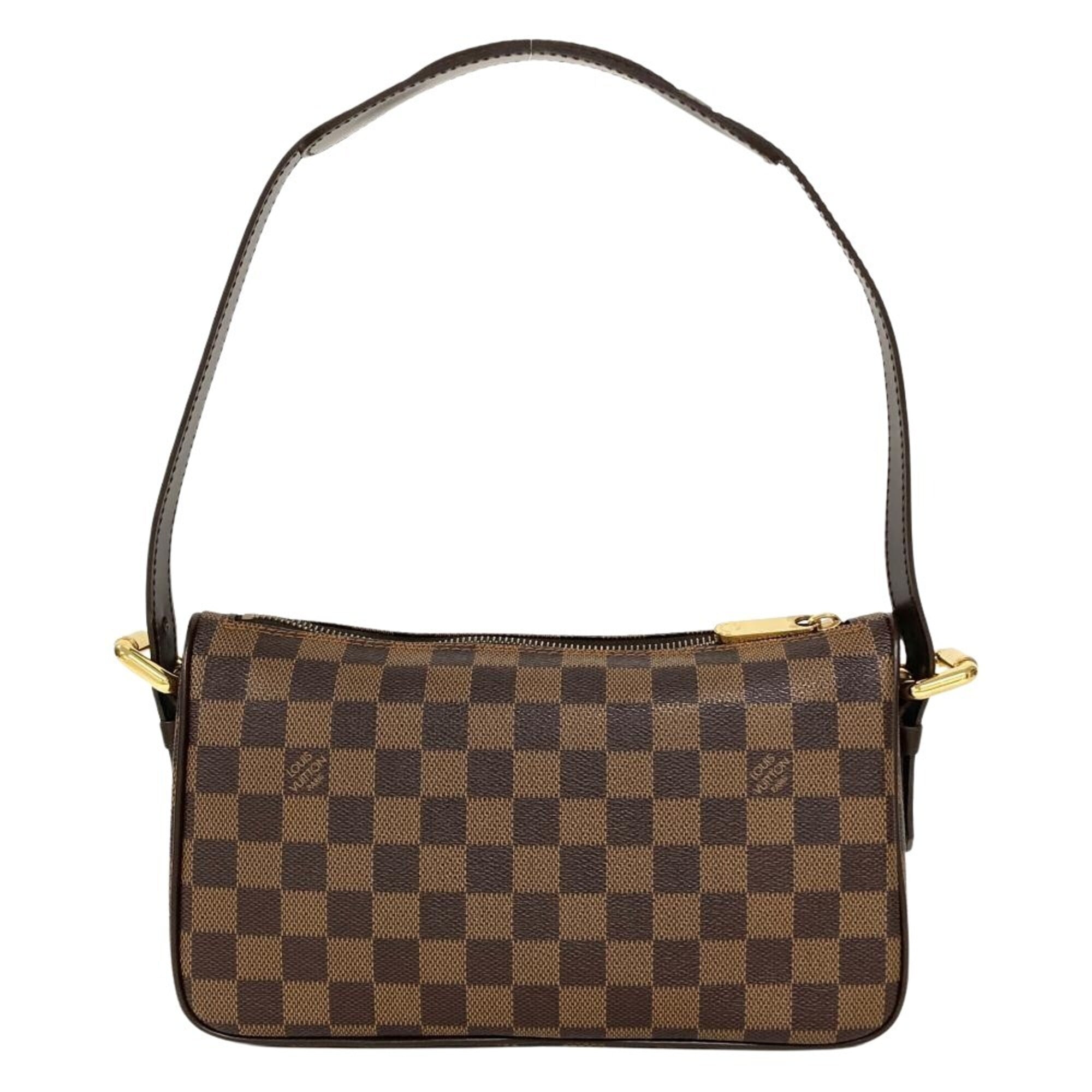 Louis Vuitton Damier Brown Damier Canvas Ebene Damier Canvas Shoulder Bag (Pre-Owned)