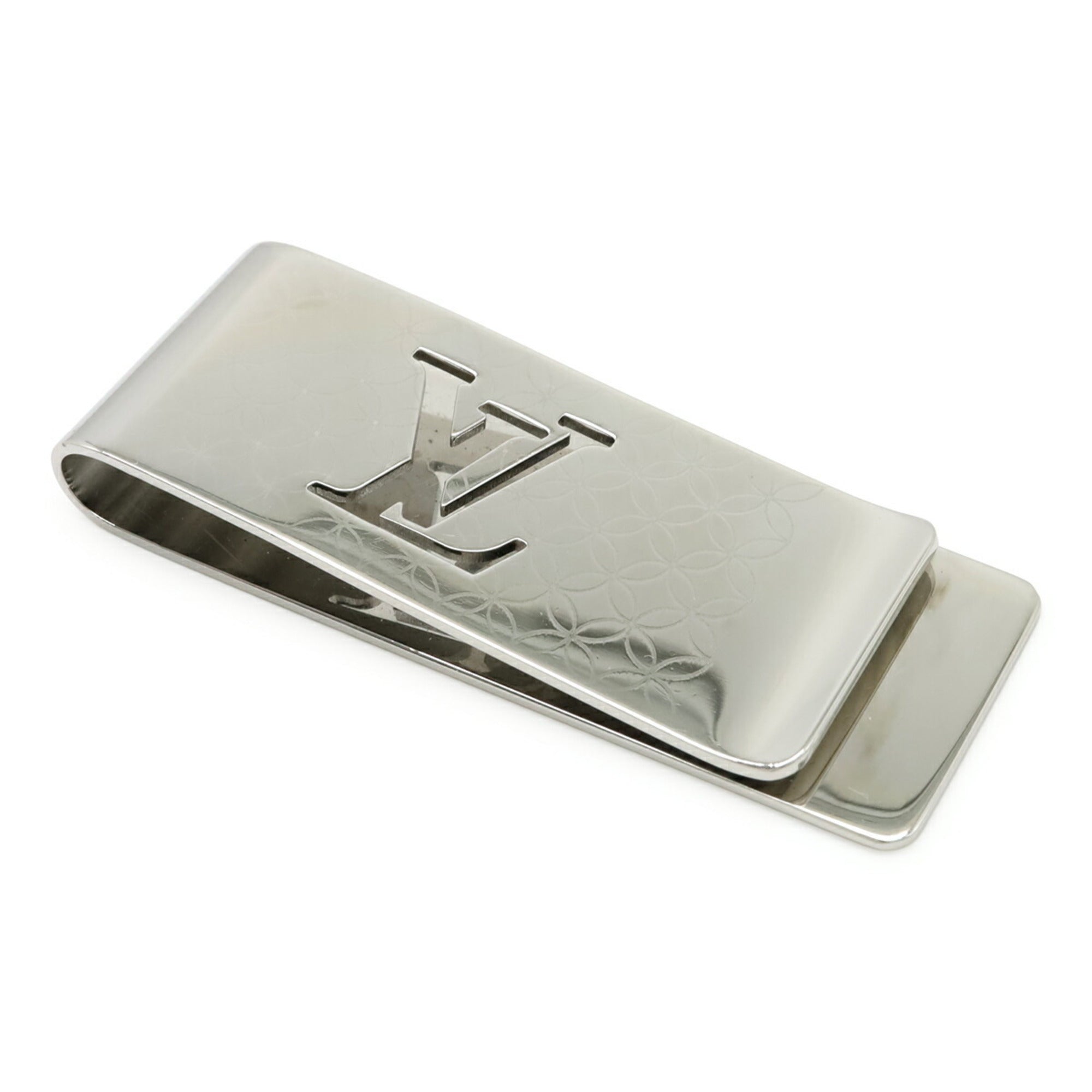 Louis Vuitton Silver Stainless Steel Money Clip (Pre-Owned)