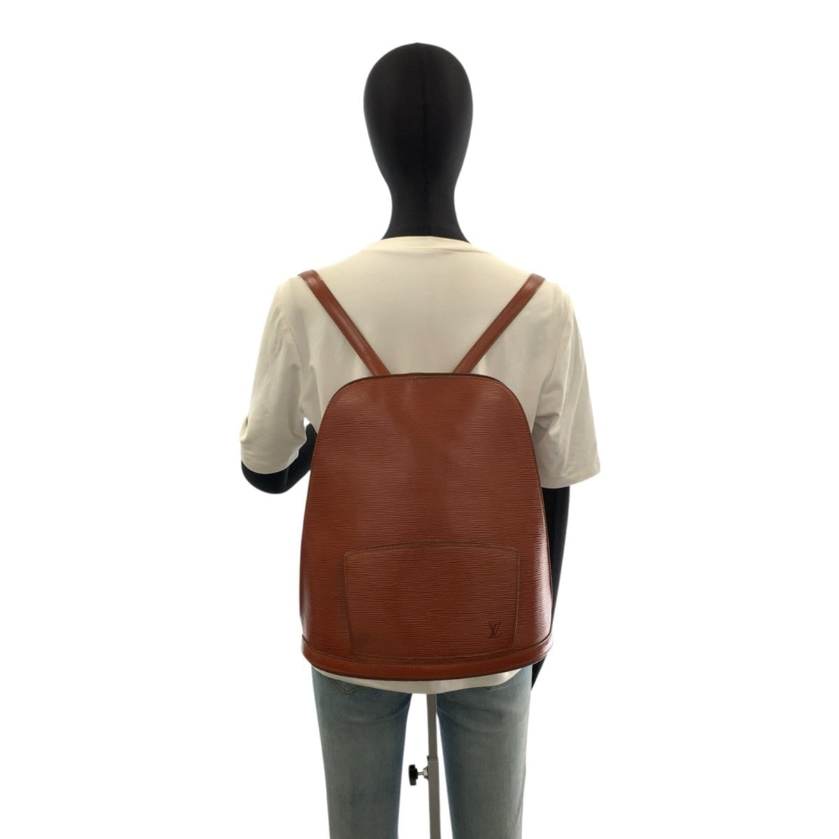 Louis Vuitton Brown Leather Backpack (Pre-Owned)