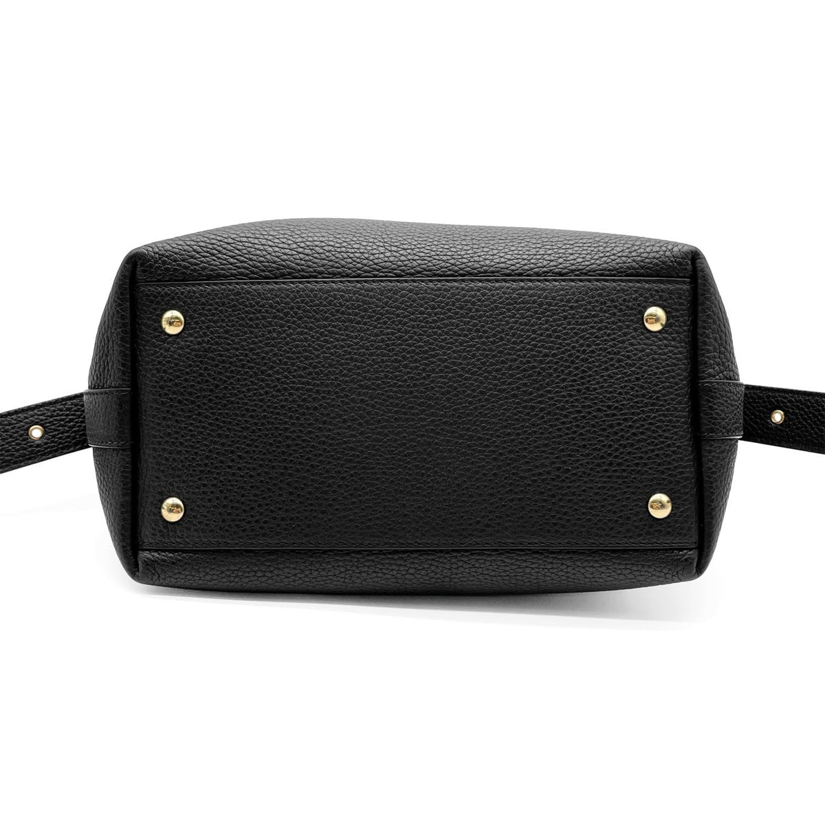 Salvatore Ferragamo Black Leather Pouch Shoulder Bag (Pre-Owned)