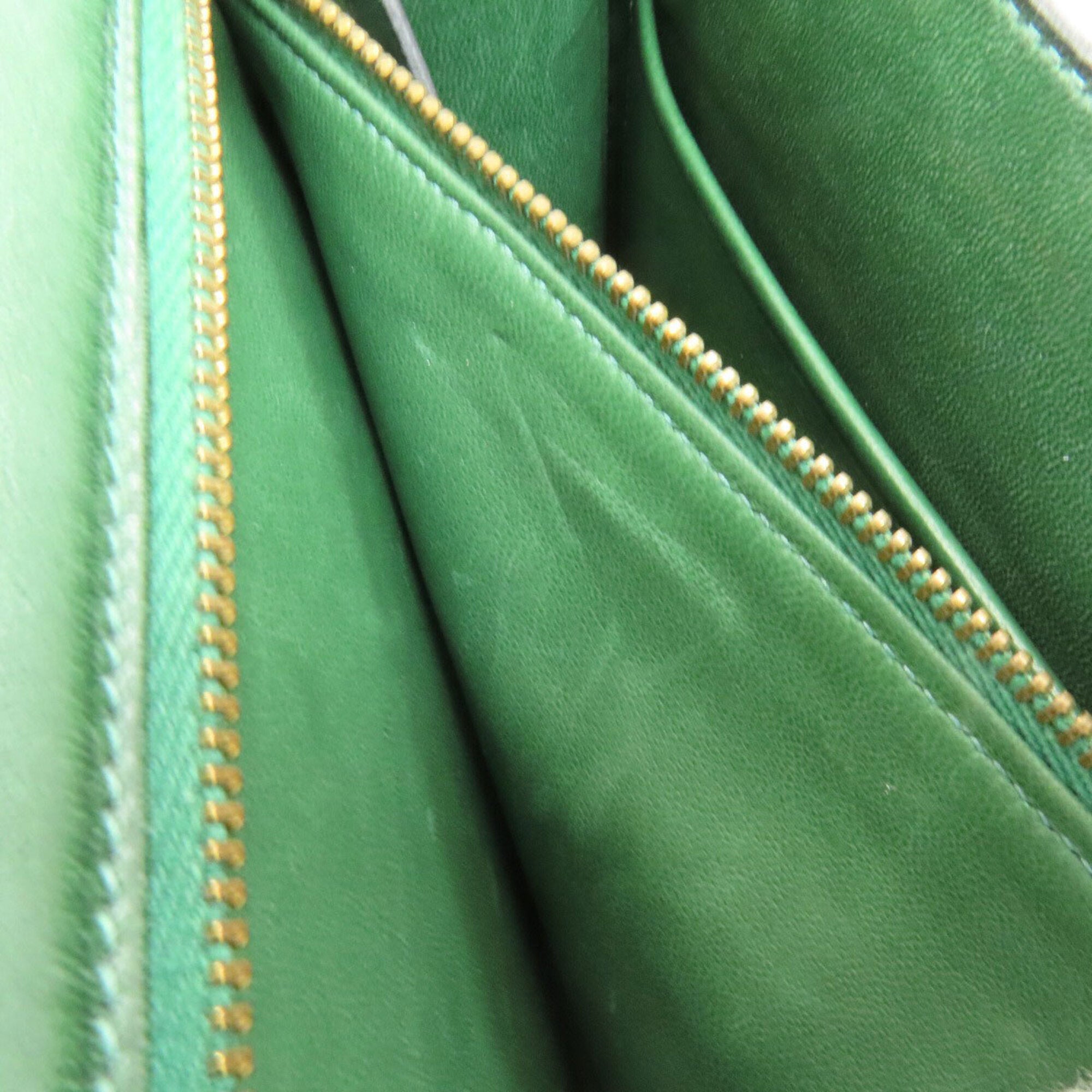 Hermes Green Box Calf Leather Shoulder Bag (Pre-Owned)
