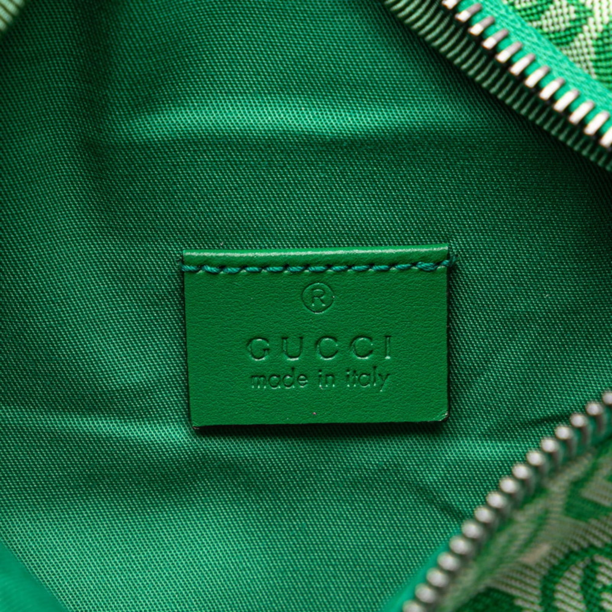 Gucci Green Canvas Fanny Pack (Pre-Owned)