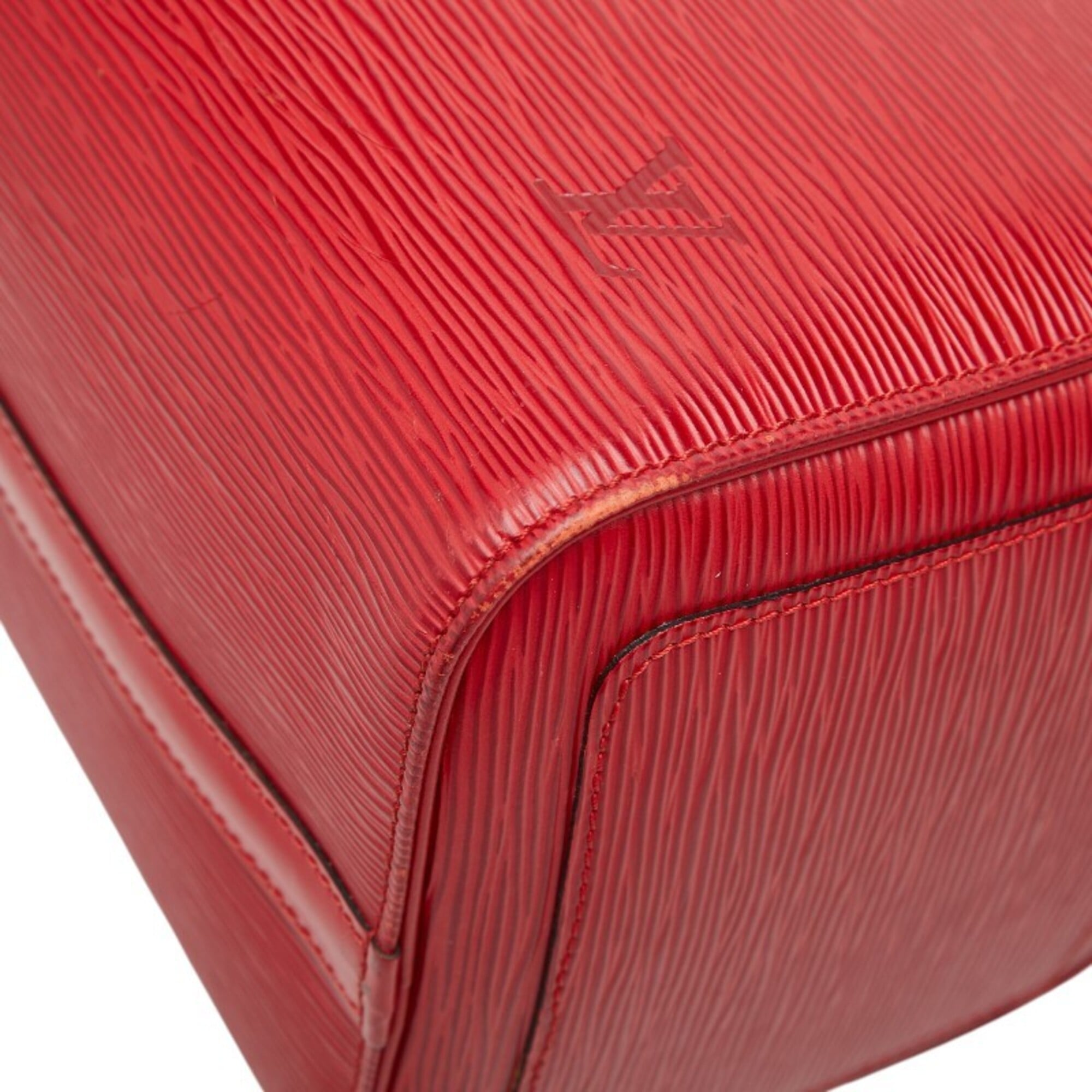 Louis Vuitton Epi Castilian Red Leather Boston Bag Handbag (Pre-Owned)