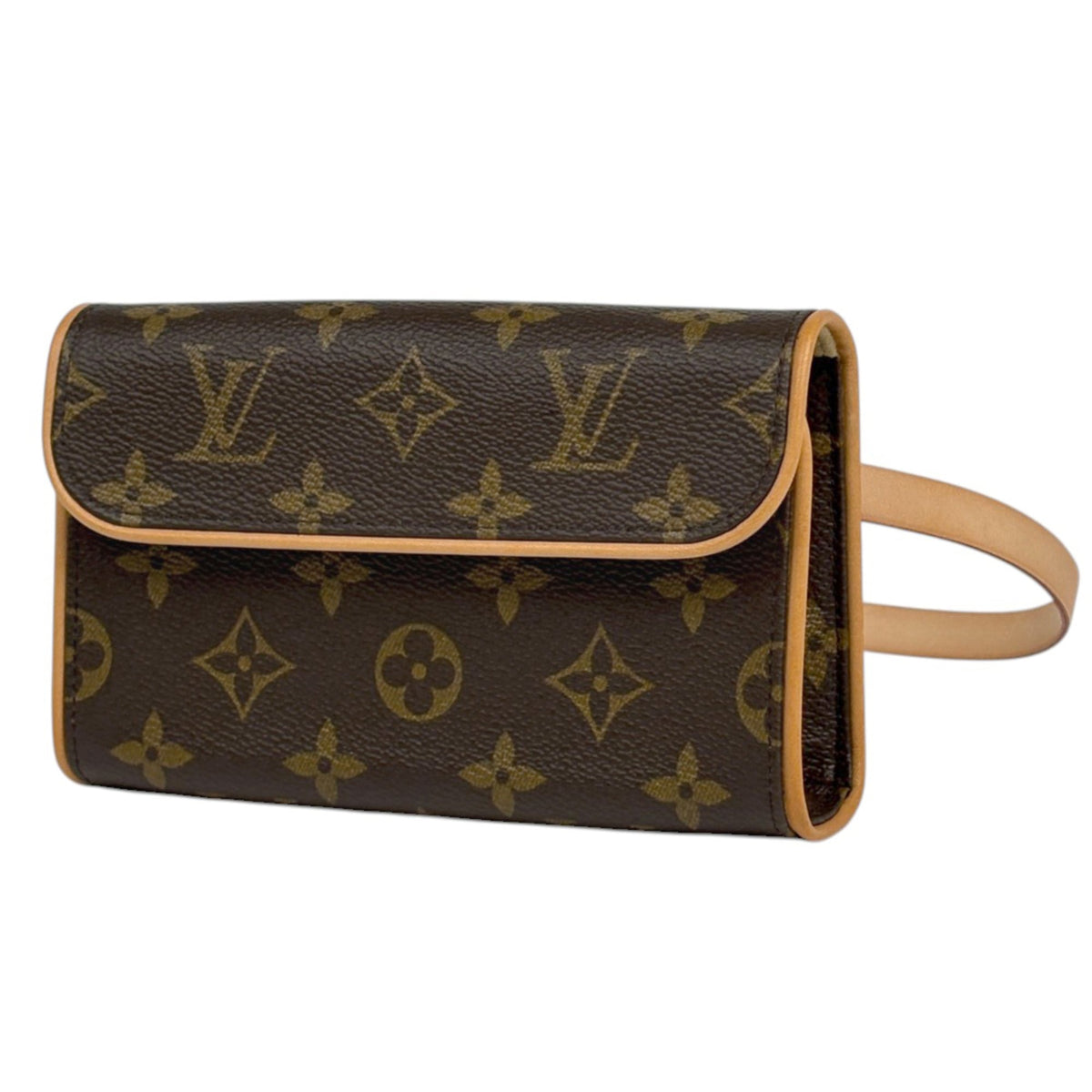 Louis Vuitton Brown Monogram Fanny Pack Pochette Pouch Sling Bag (Pre-Owned)