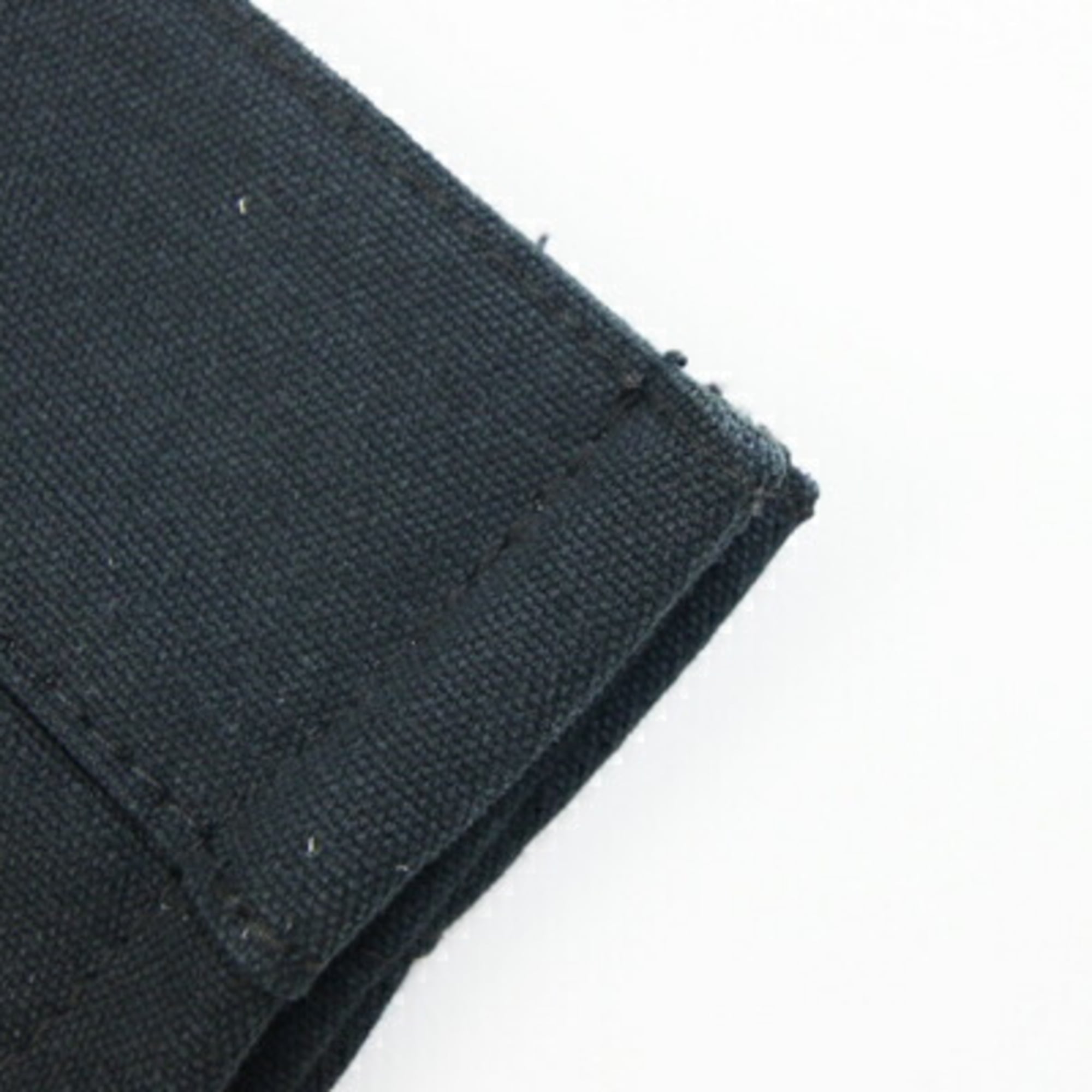 Hermes Black Canvas Handbag Tote Bag (Pre-Owned)