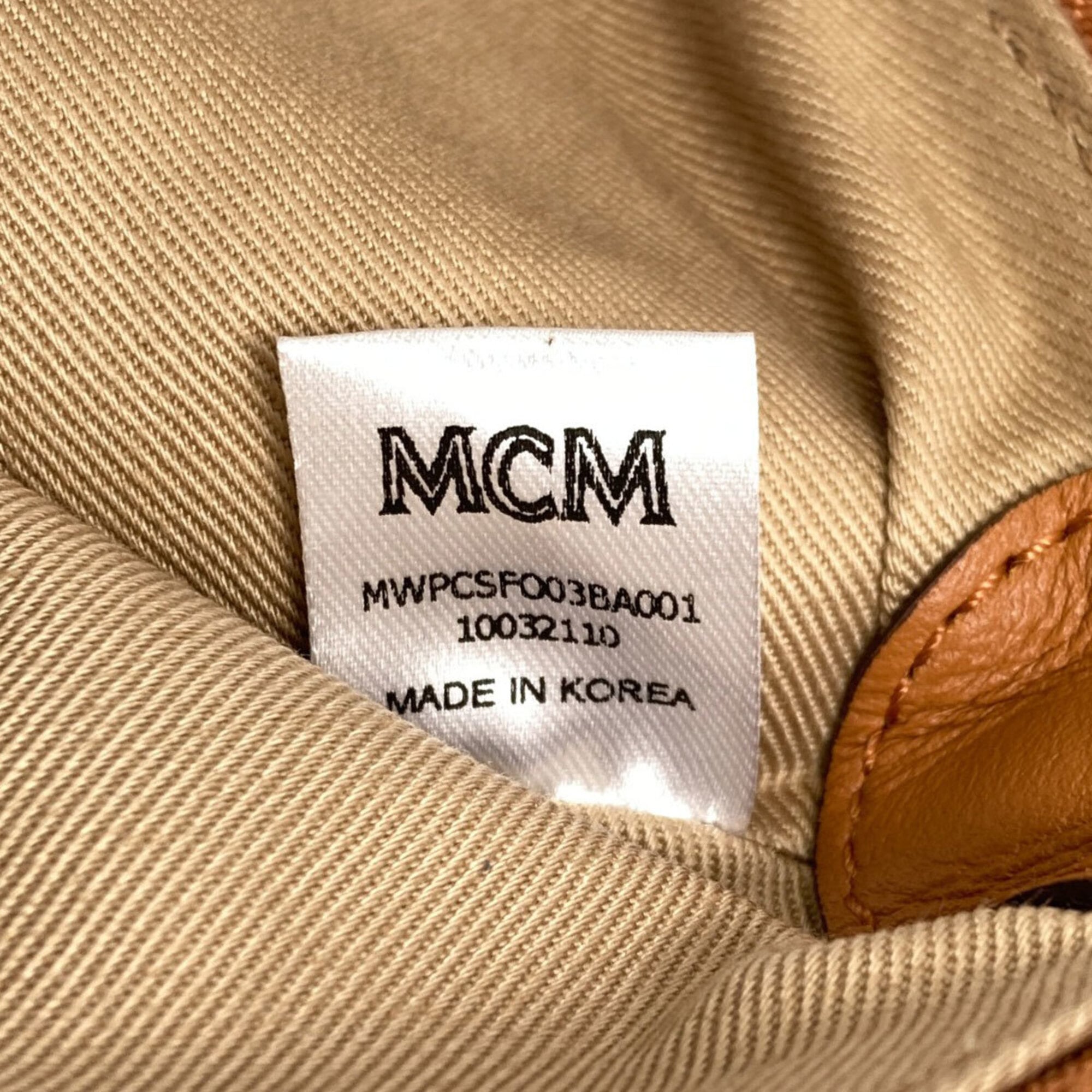 Mcm Black Brown Leather Tote Bag (Pre-Owned)