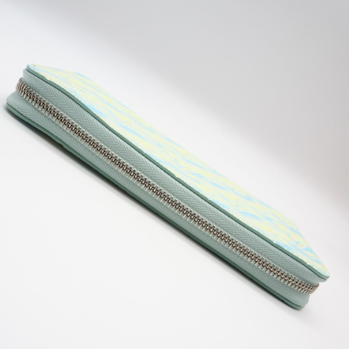Louis Vuitton Monogram Empreinte Blue Yellow Long Wallet (Bi-Fold) (Pre-Owned)