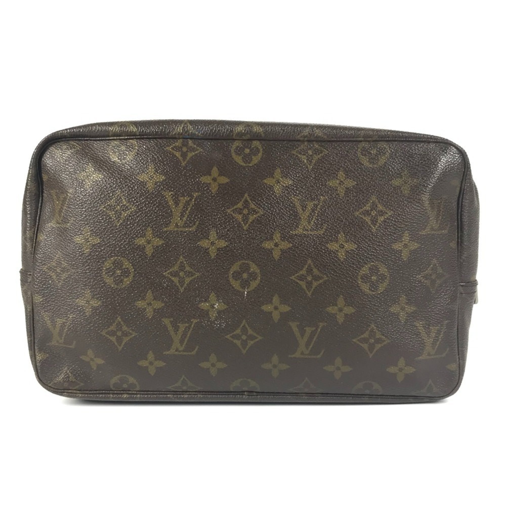 Louis Vuitton Monogram Brown Monogram Clutch Bag Pouch (Pre-Owned)