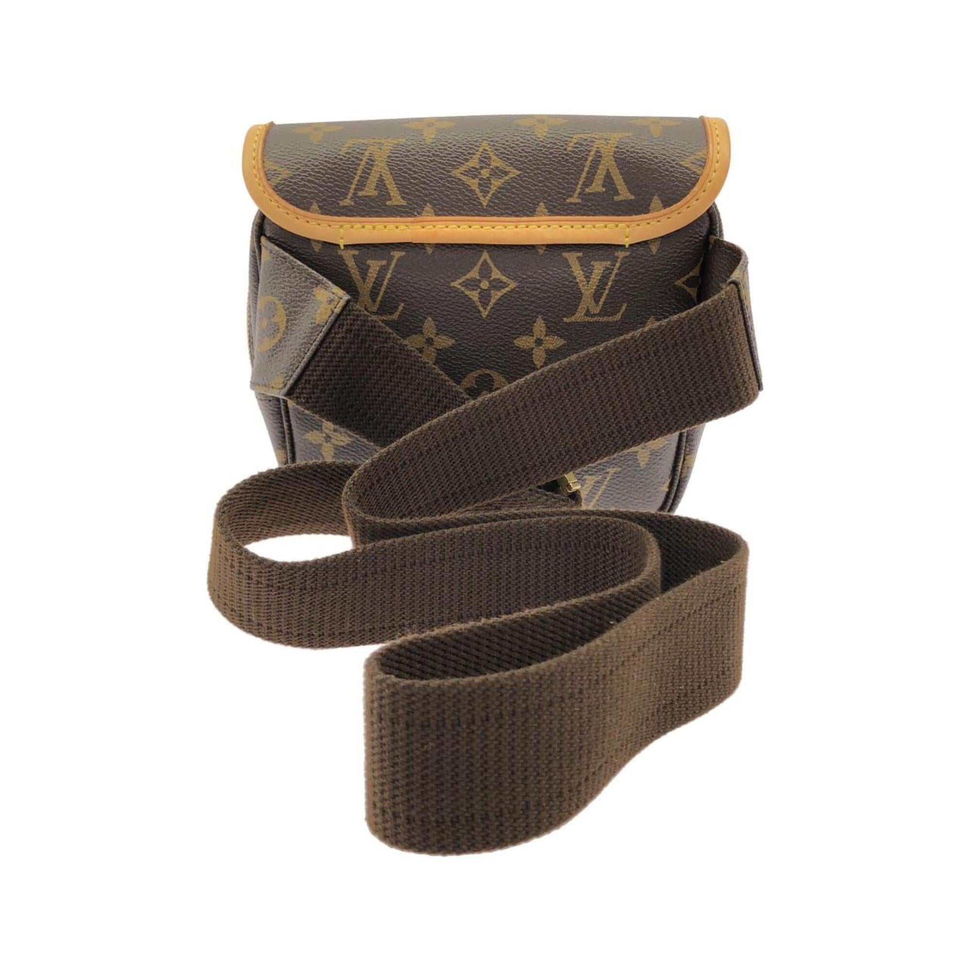 Louis Vuitton Marron Monogram Coated Canvas Shoulder Bag (Pre-Owned)