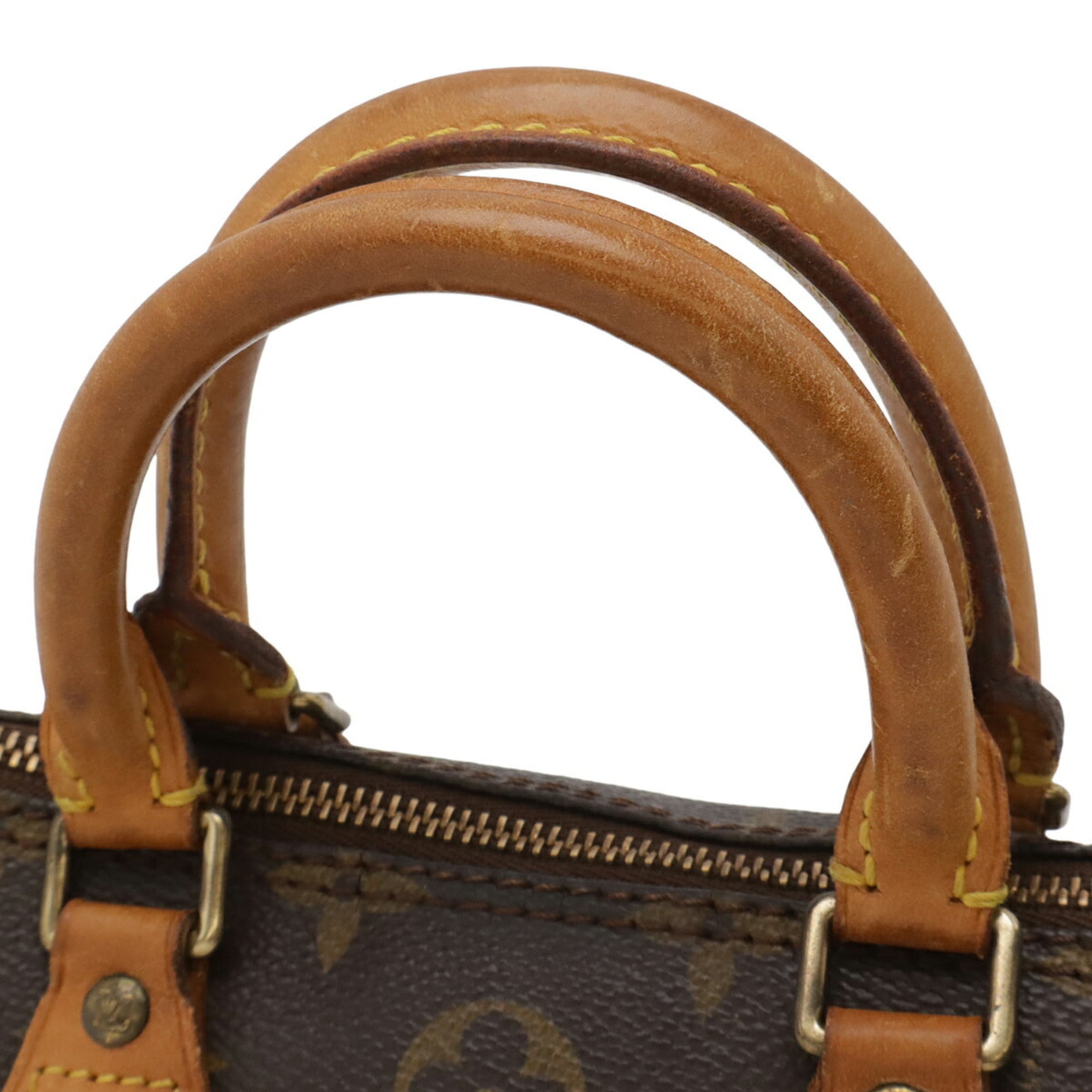 Louis Vuitton Brown Monogram Canvas Pvc Coated Canvas Handbag Pouch (Pre-Owned)