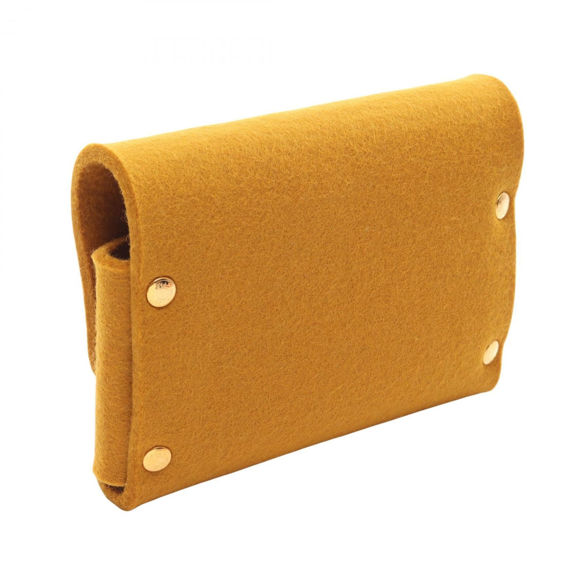 Hermes Orange Felt Handbag Pouch (Pre-Owned)