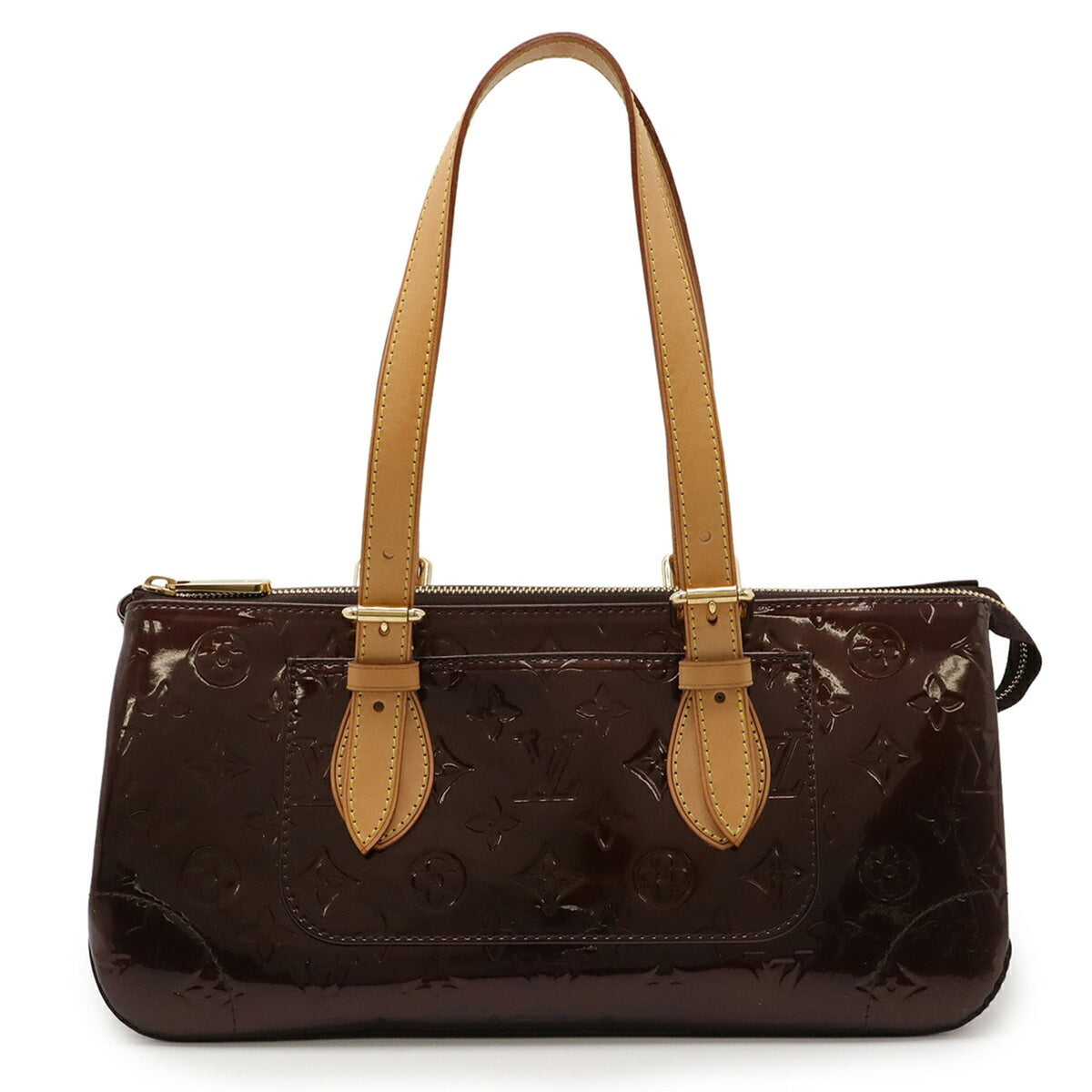 Louis Vuitton Amarante Monogram Vernis Handbag Shoulder Bag Tote Bag (Pre-Owned)