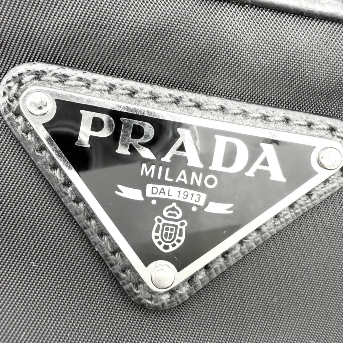 Prada Black Nylon Shoulder Bag (Pre-Owned)