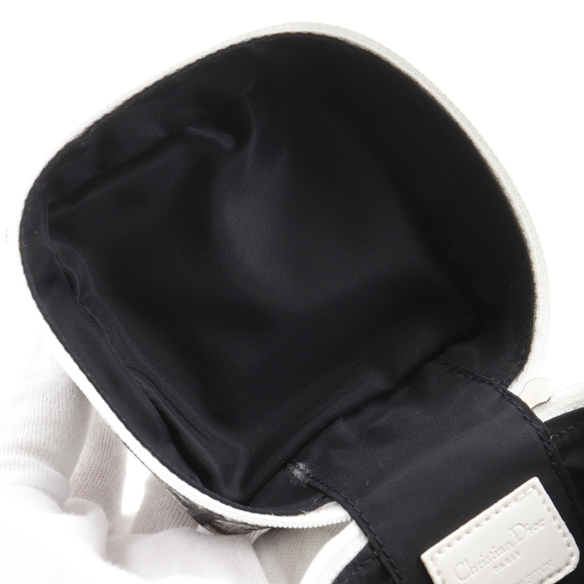 Christian Dior Black Nylon Canvas Pouch (Pre-Owned)