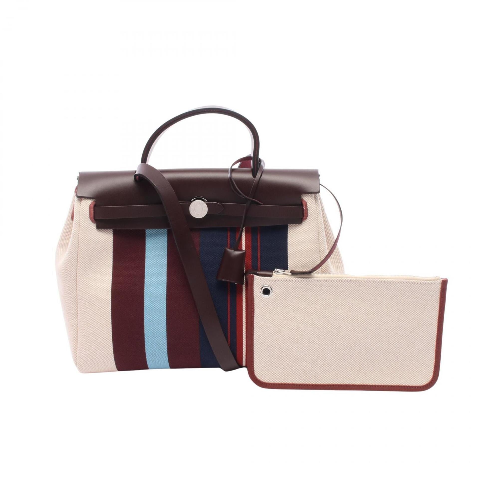 Hermes Beige Brown Multi-Color Handbag (Pre-Owned)