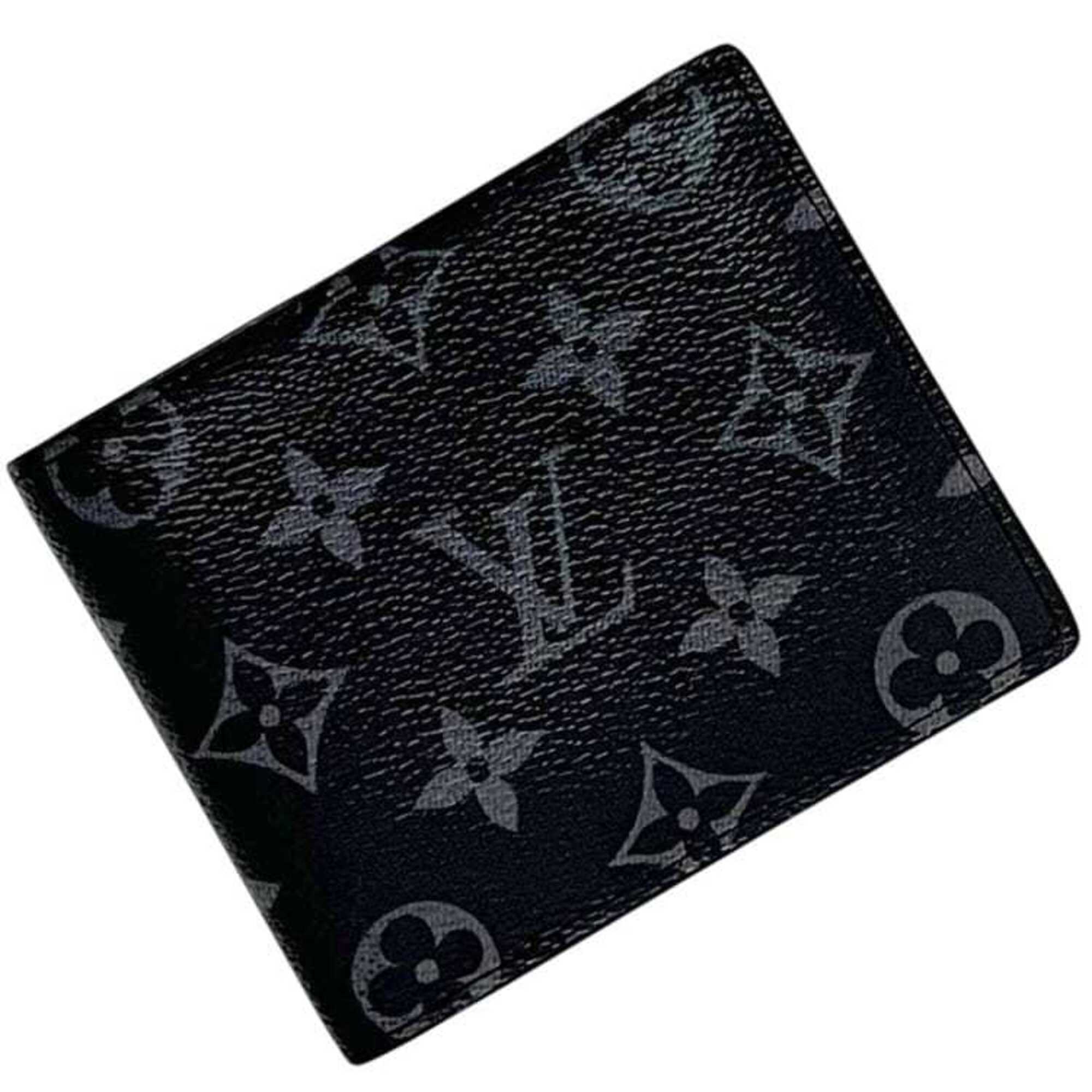 Louis Vuitton Black Monogram Eclipse Monogram Eclipse Wallet (Bi-Fold) (Pre-Owned)