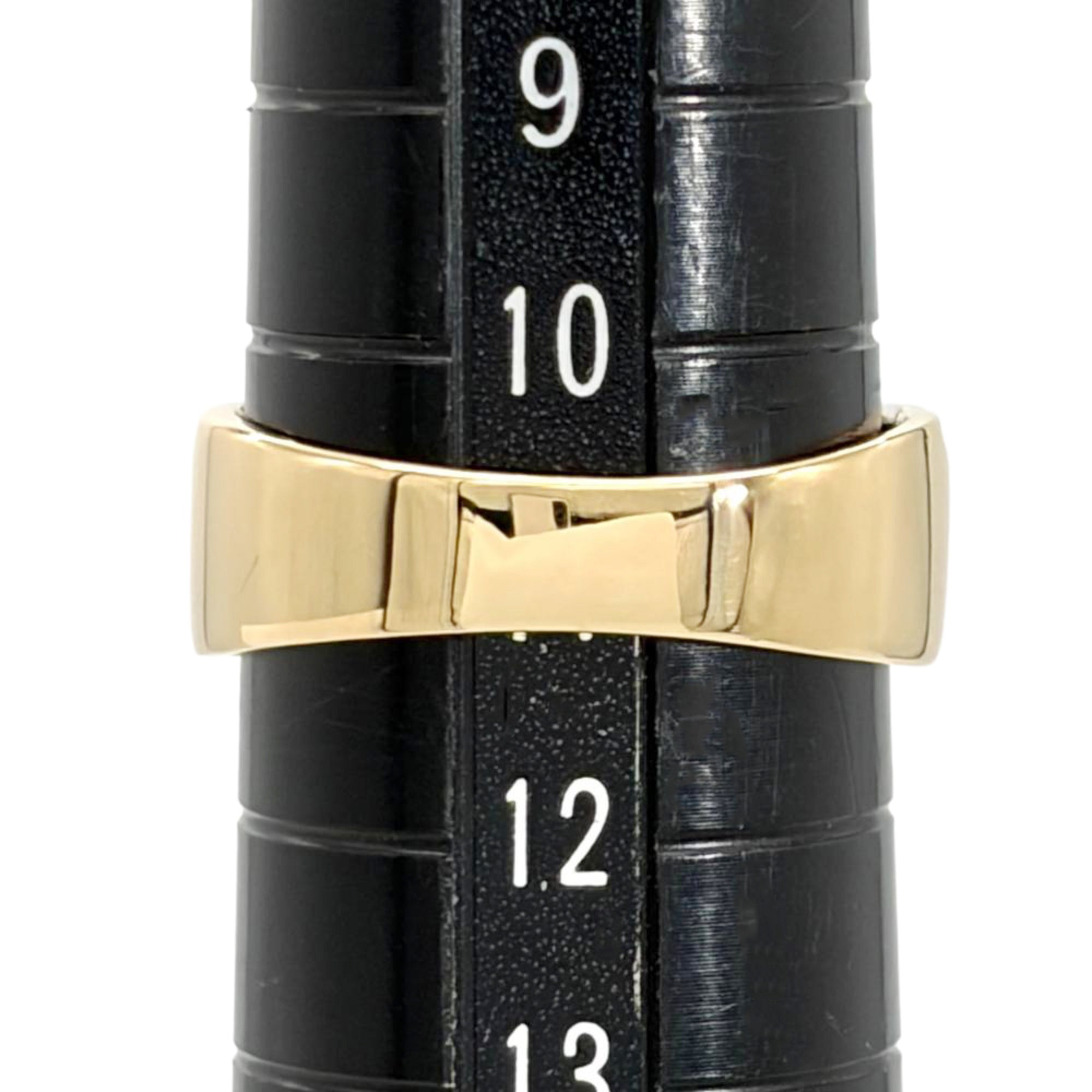 Celine Silver Yellow Gold Yellow Gold (18K) Platinum 900 Band Ring (Pre-Owned)