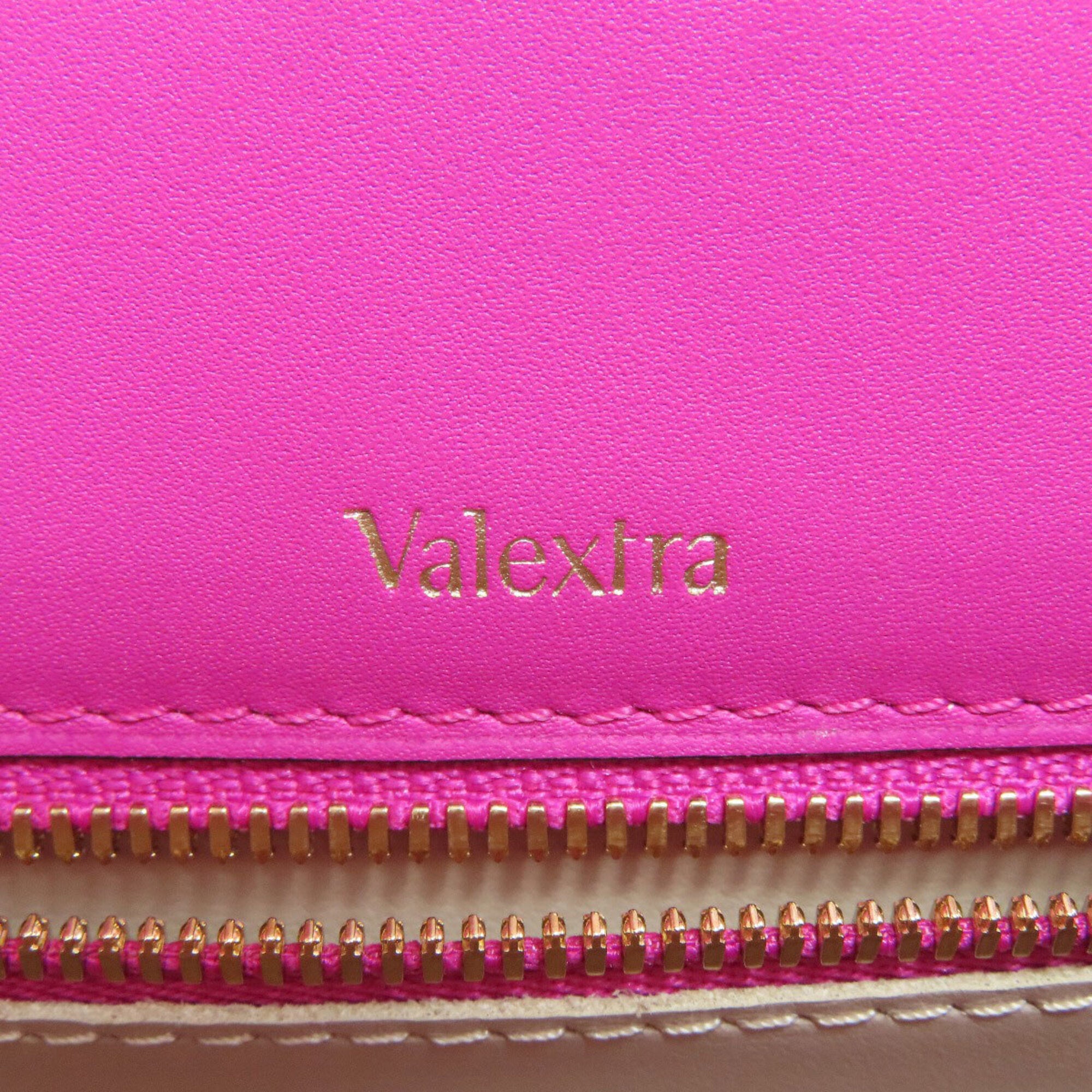 Valextra Pink Leather Handbag (Pre-Owned)