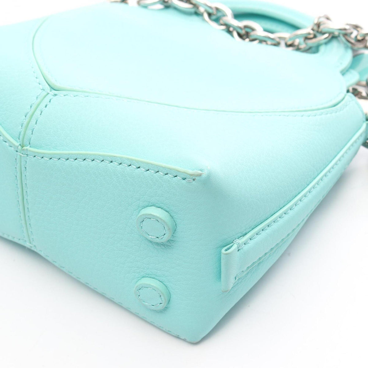 Tiffany Green Leather Handbag (Pre-Owned)
