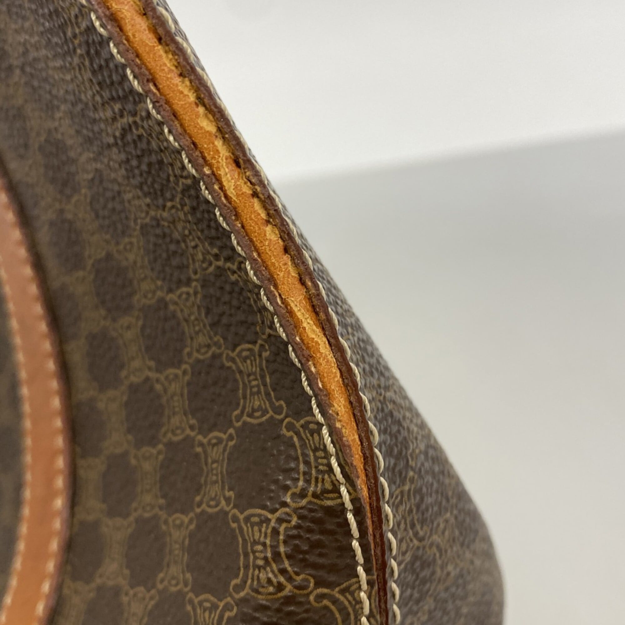 Celine Brown Pvc Tote Bag (Pre-Owned)