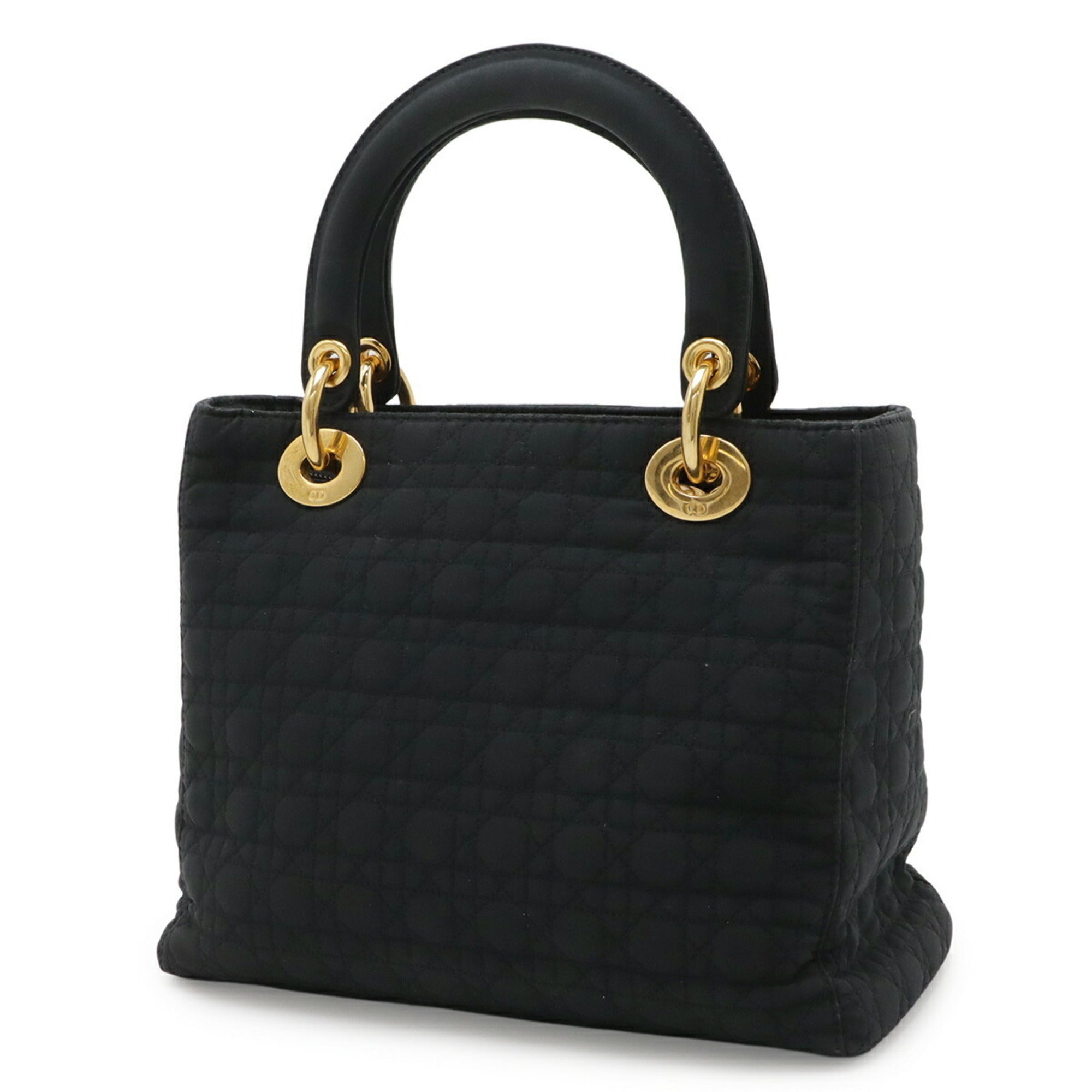 Christian Dior Black Nylon Handbag Tote Bag (Pre-Owned)