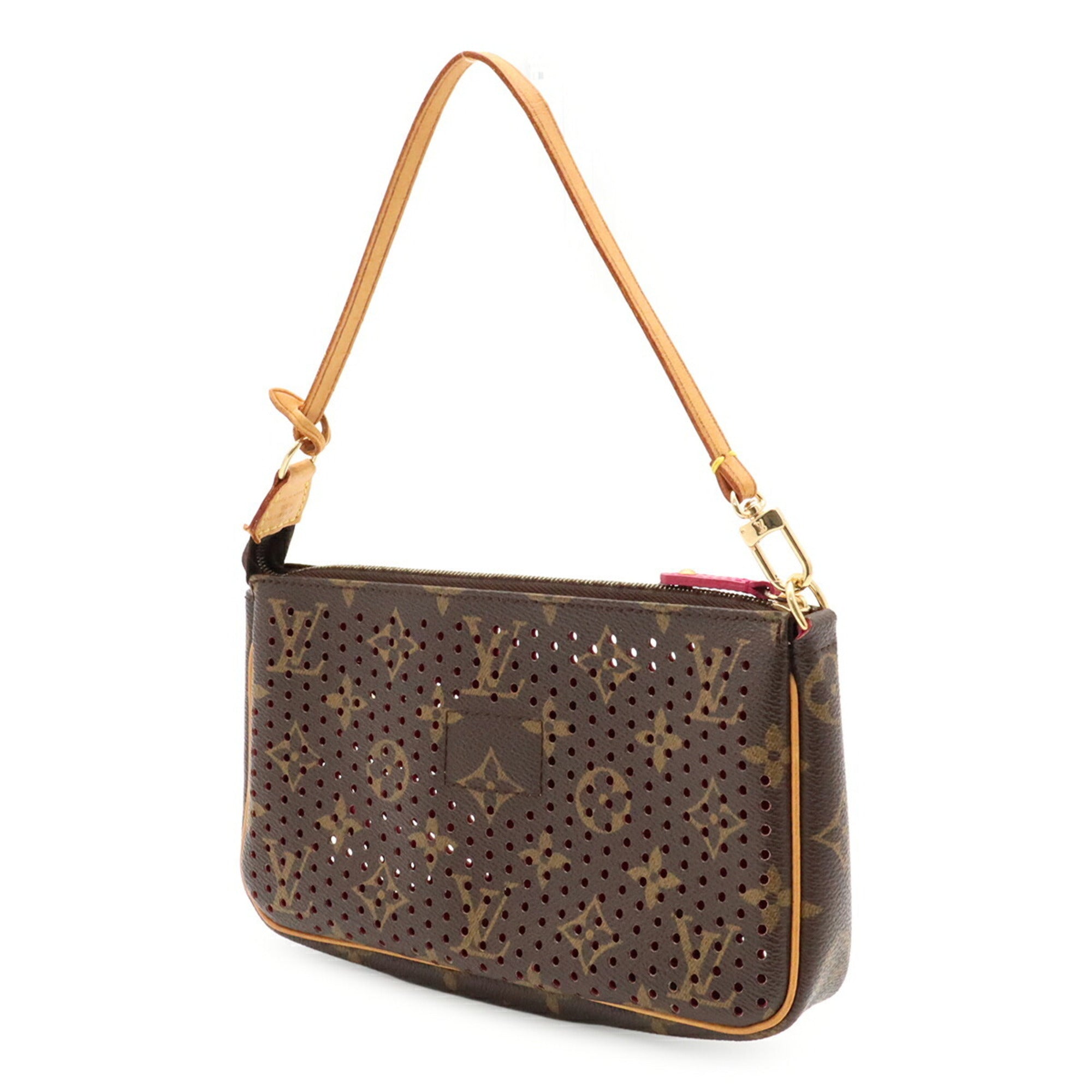 Louis Vuitton Fuchsia Monogram Monogram Perforated Handbag Pochette Pouch (Pre-Owned)