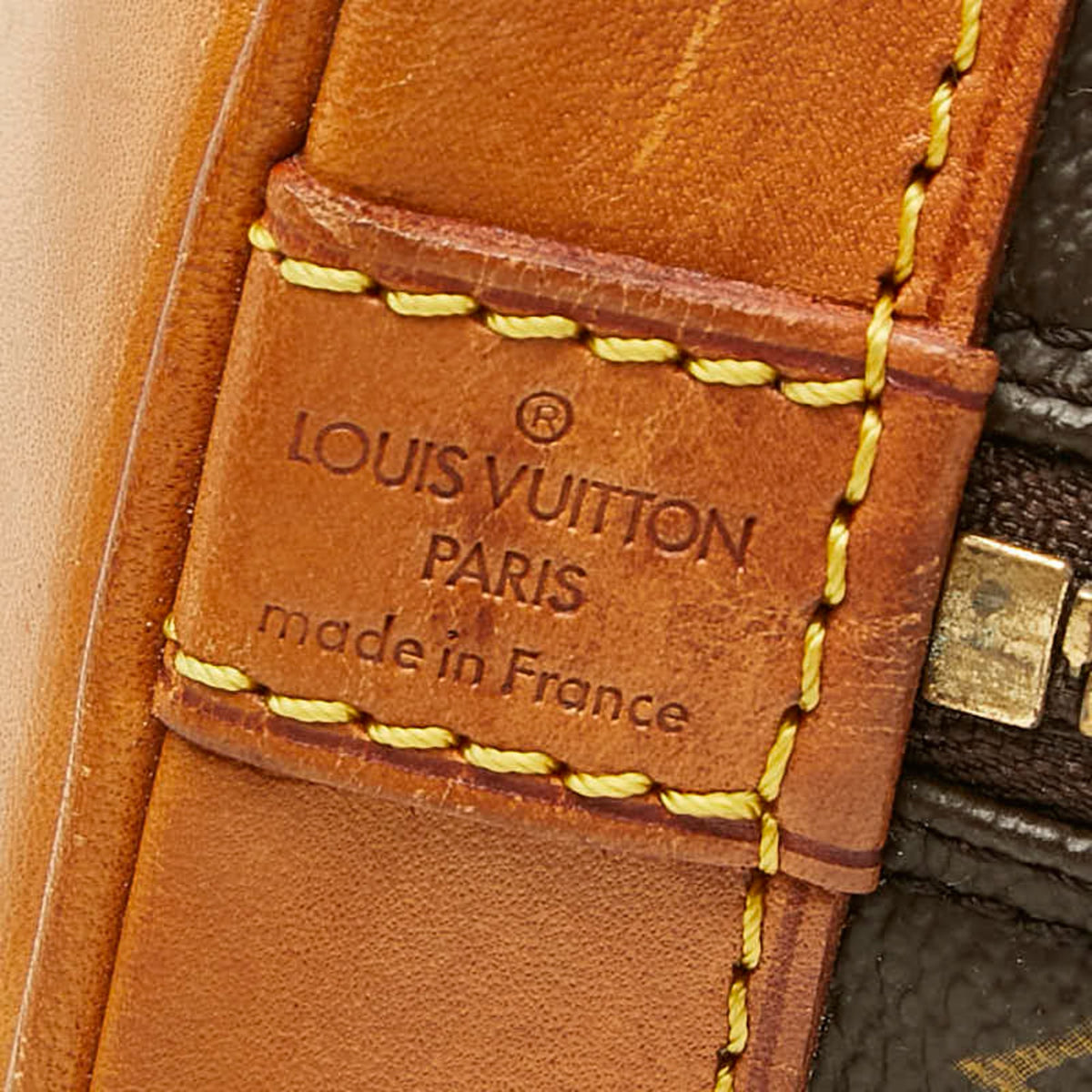 Louis Vuitton Brown Pvc Leather Handbag (Pre-Owned)