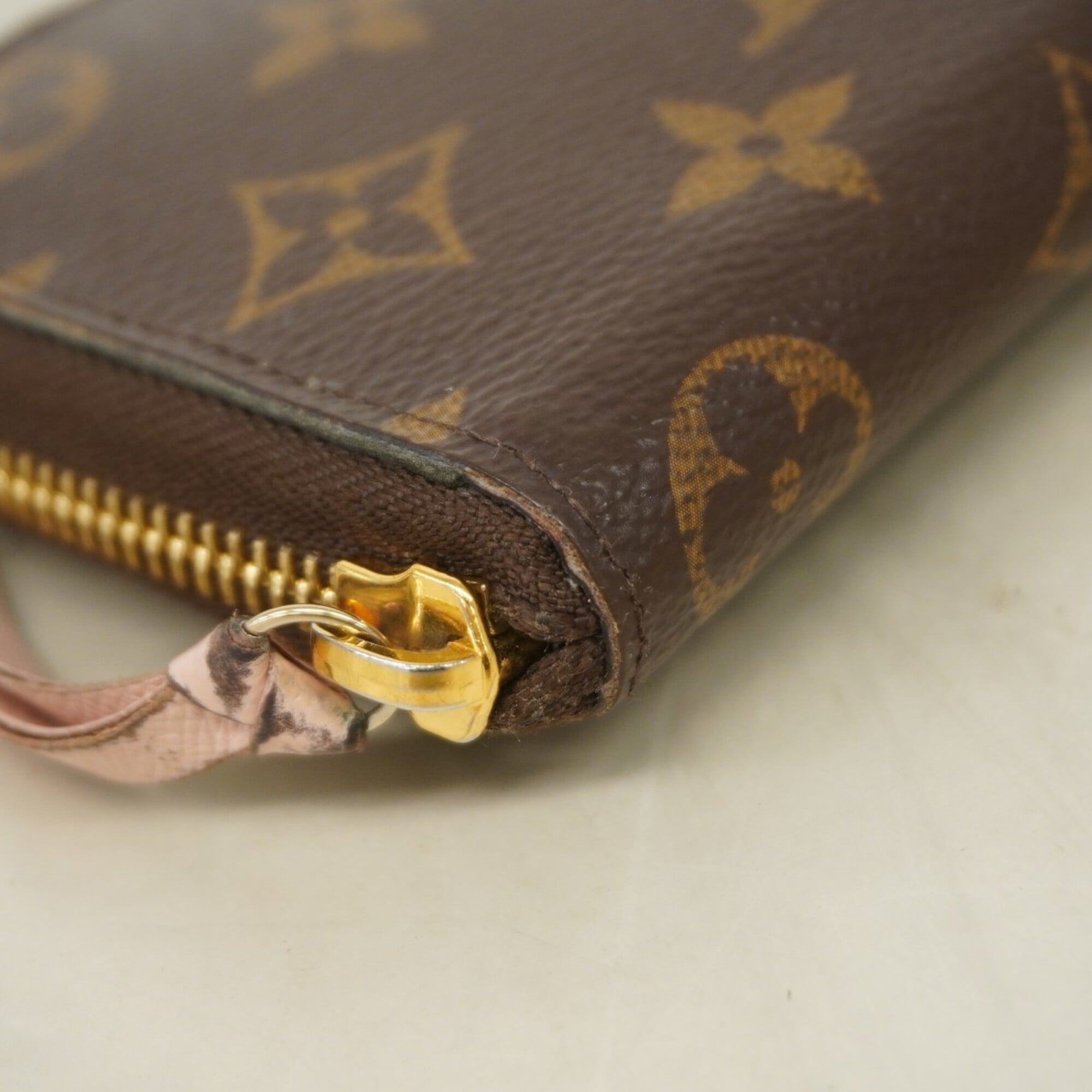 Louis Vuitton Brown Rose Ballerine Long Wallet (Bi-Fold) (Pre-Owned)