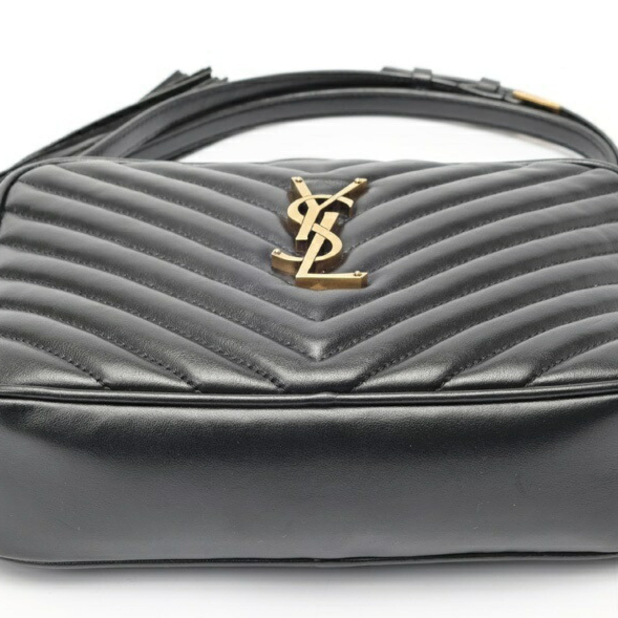 Saint Laurent Black Quilting Shoulder Bag (Pre-Owned)