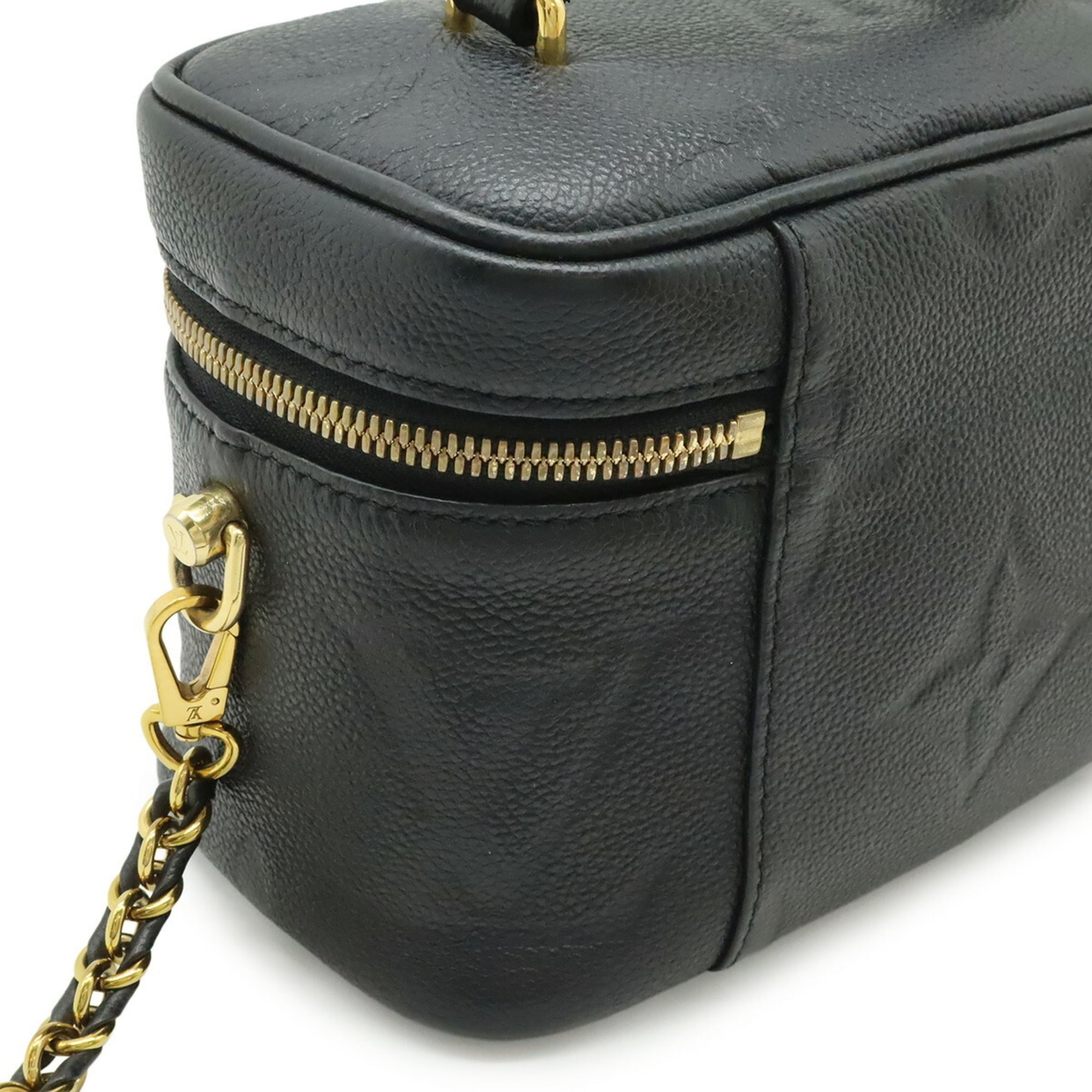 Louis Vuitton Noir Monogram Empreinte Leather Handbag Shoulder Bag (Pre-Owned)