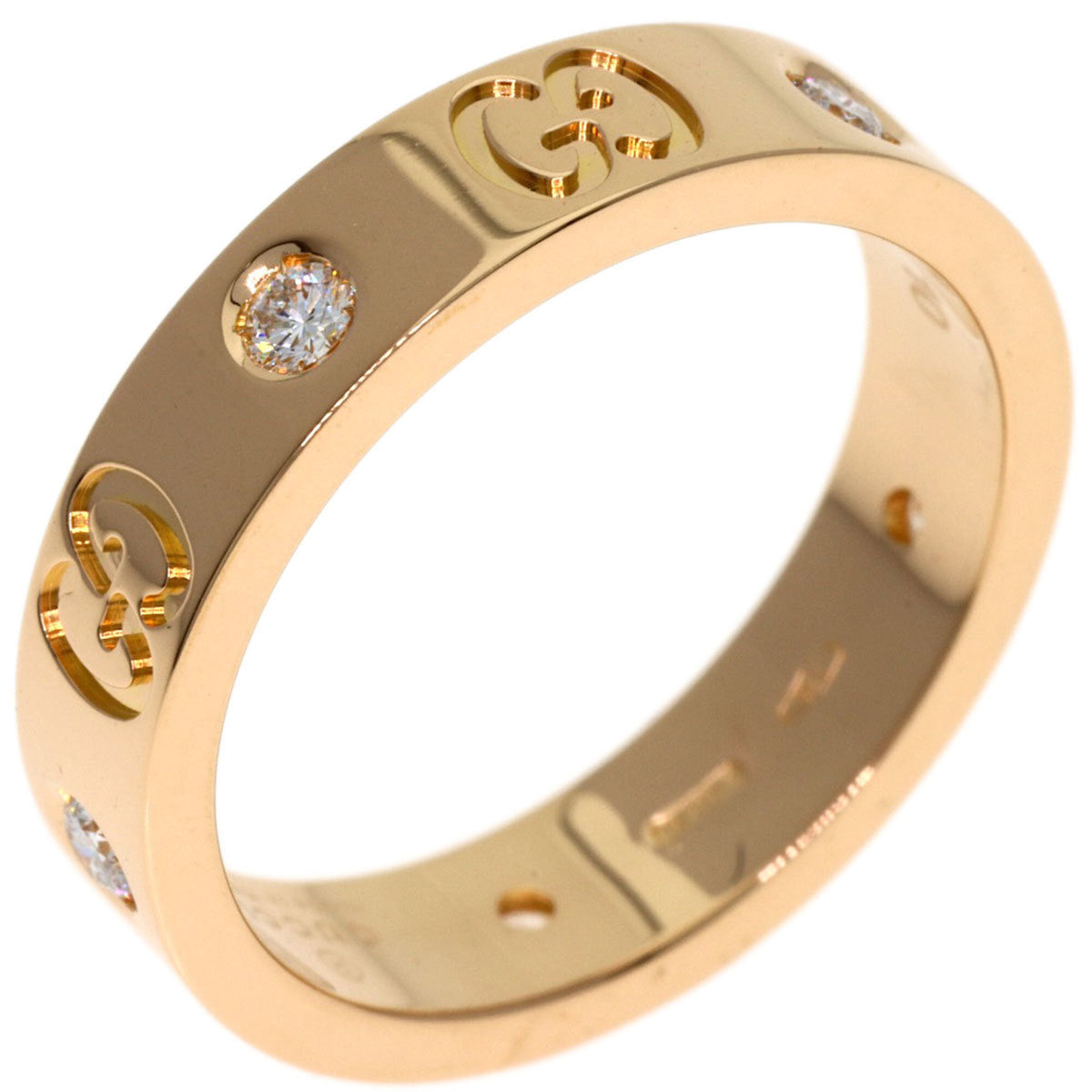 Gucci Pink Gold (18K) Band Ring (Pre-Owned)