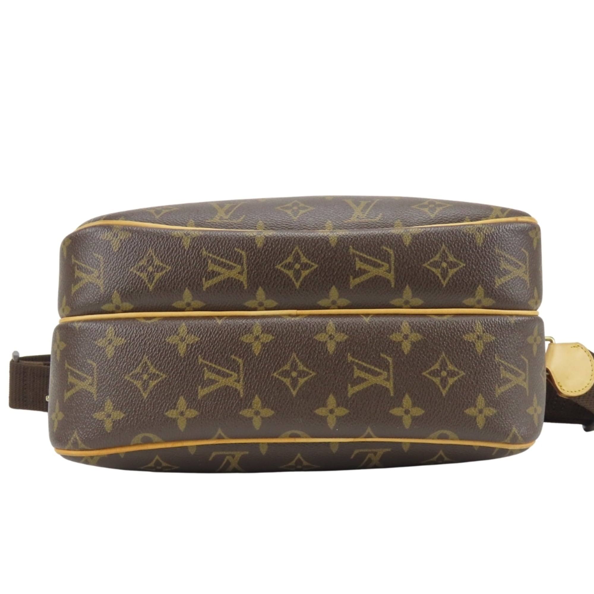 Louis Vuitton Brown Monogram Leather Shoulder Bag (Pre-Owned)